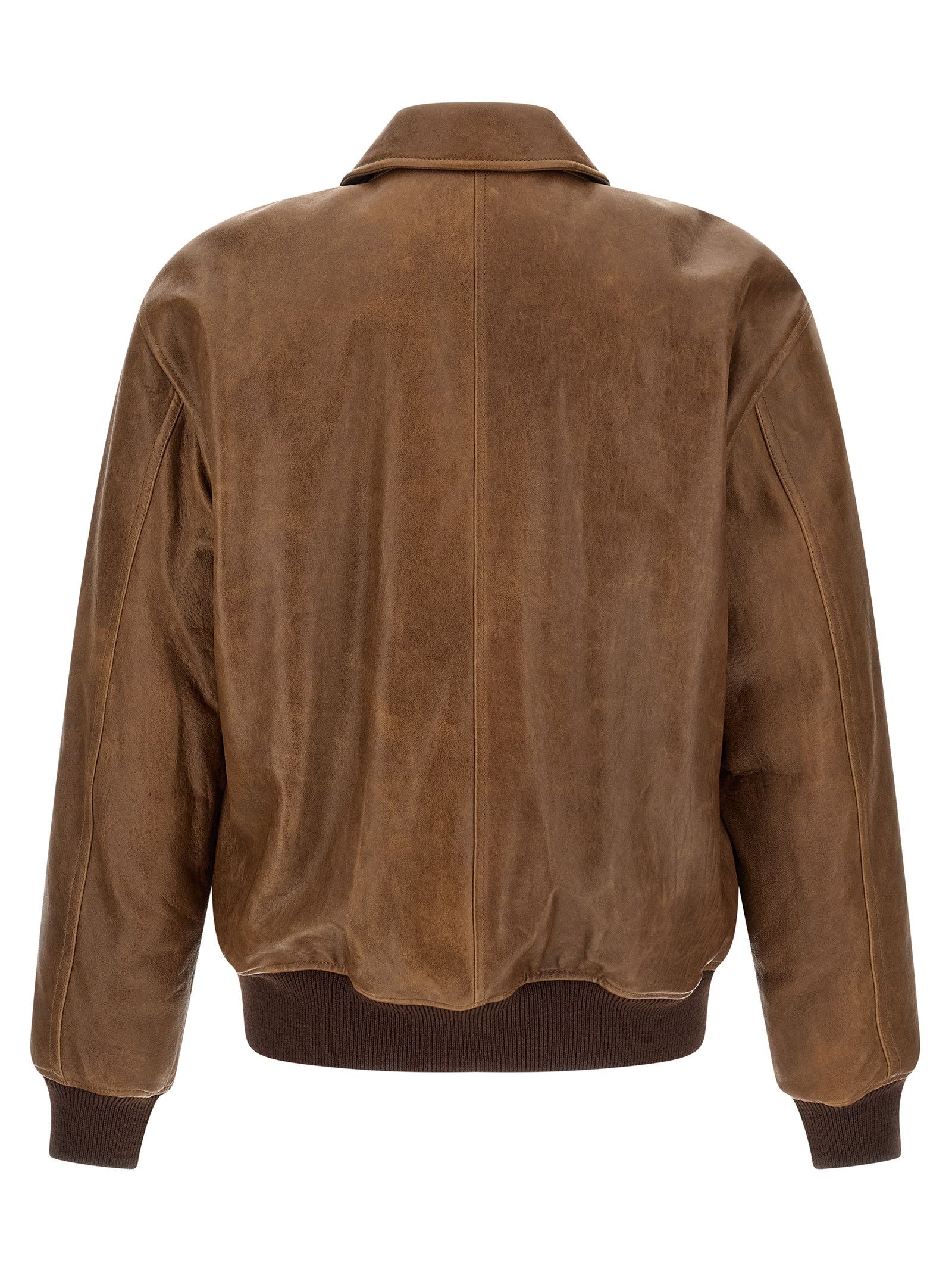 Saint Laurent Paris Vintage leather bomber jacket Size US L / EU 52-54 / 3 - 2 Thumbnail