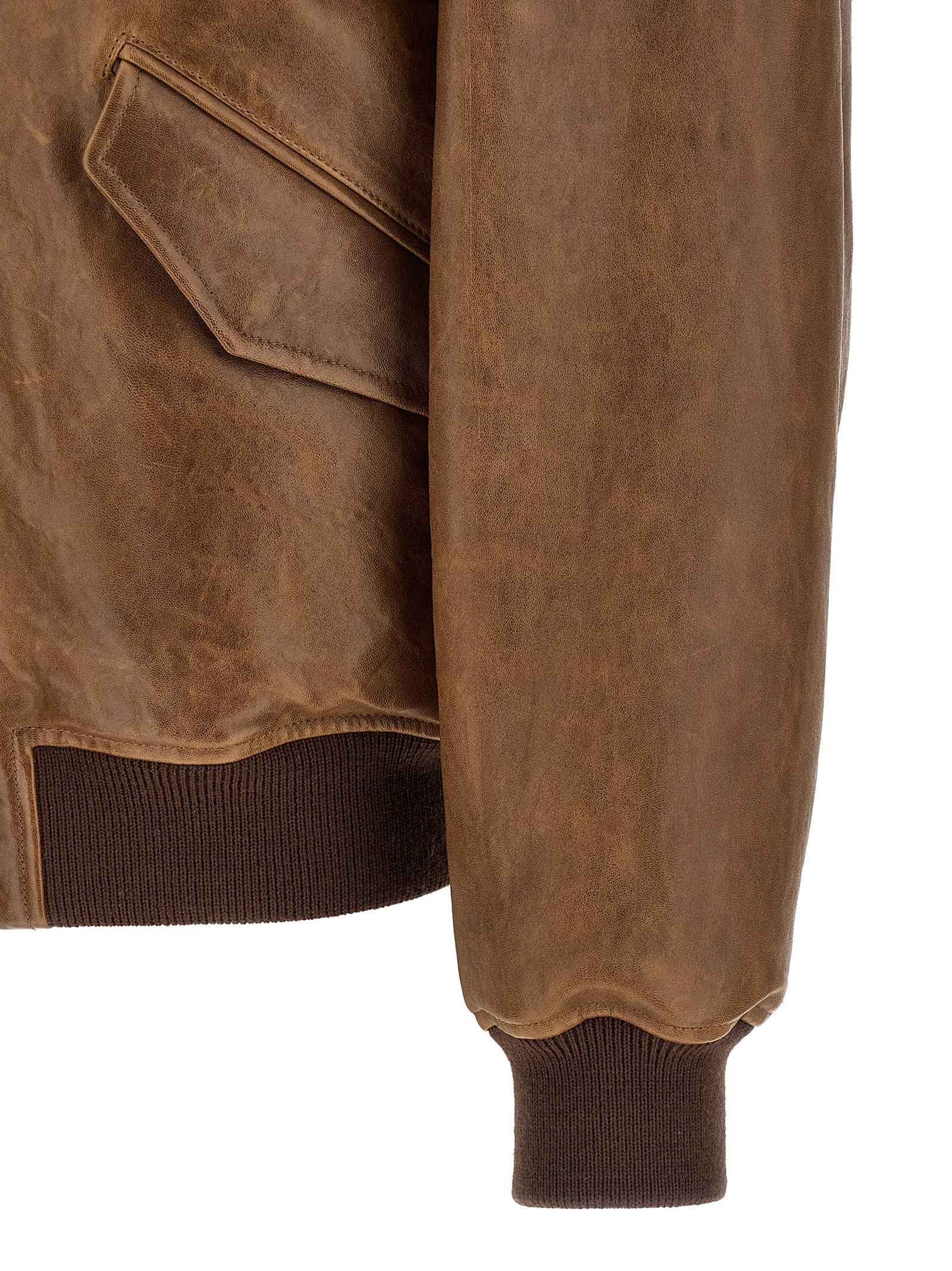 Saint Laurent Paris Vintage leather bomber jacket Size US L / EU 52-54 / 3 - 4 Thumbnail