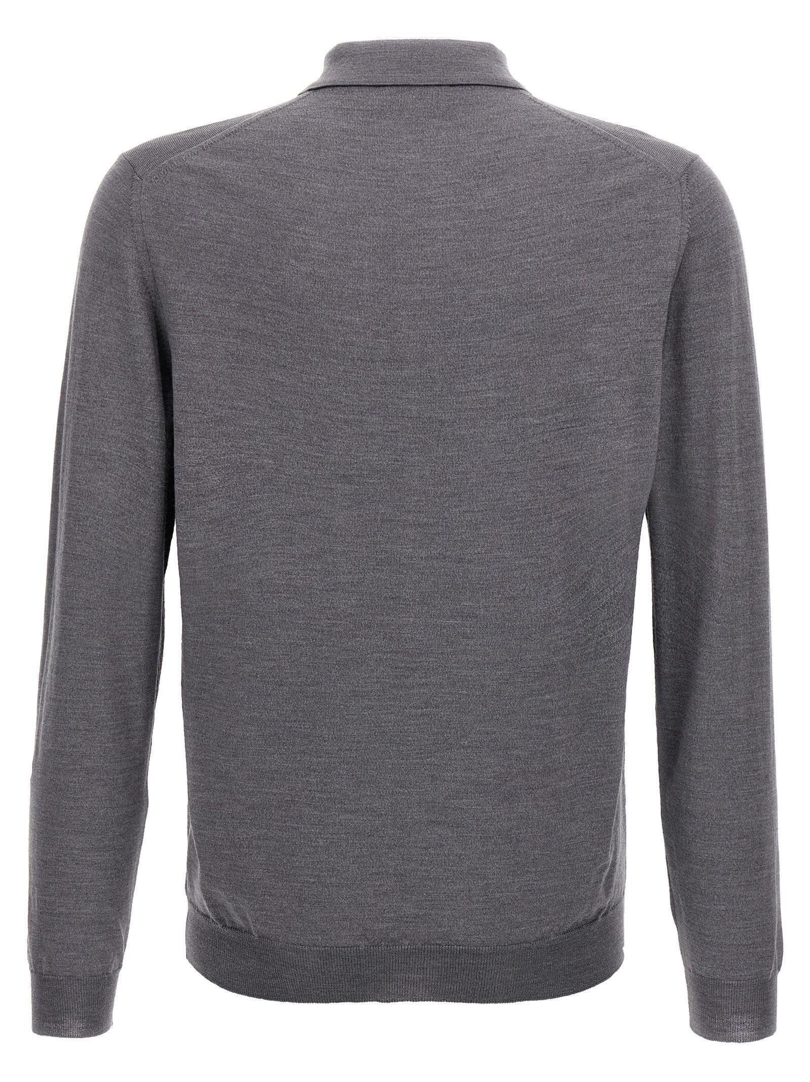 Zanone Virgin wool polo shirt Size US L / EU 52-54 / 3 - 2 Thumbnail