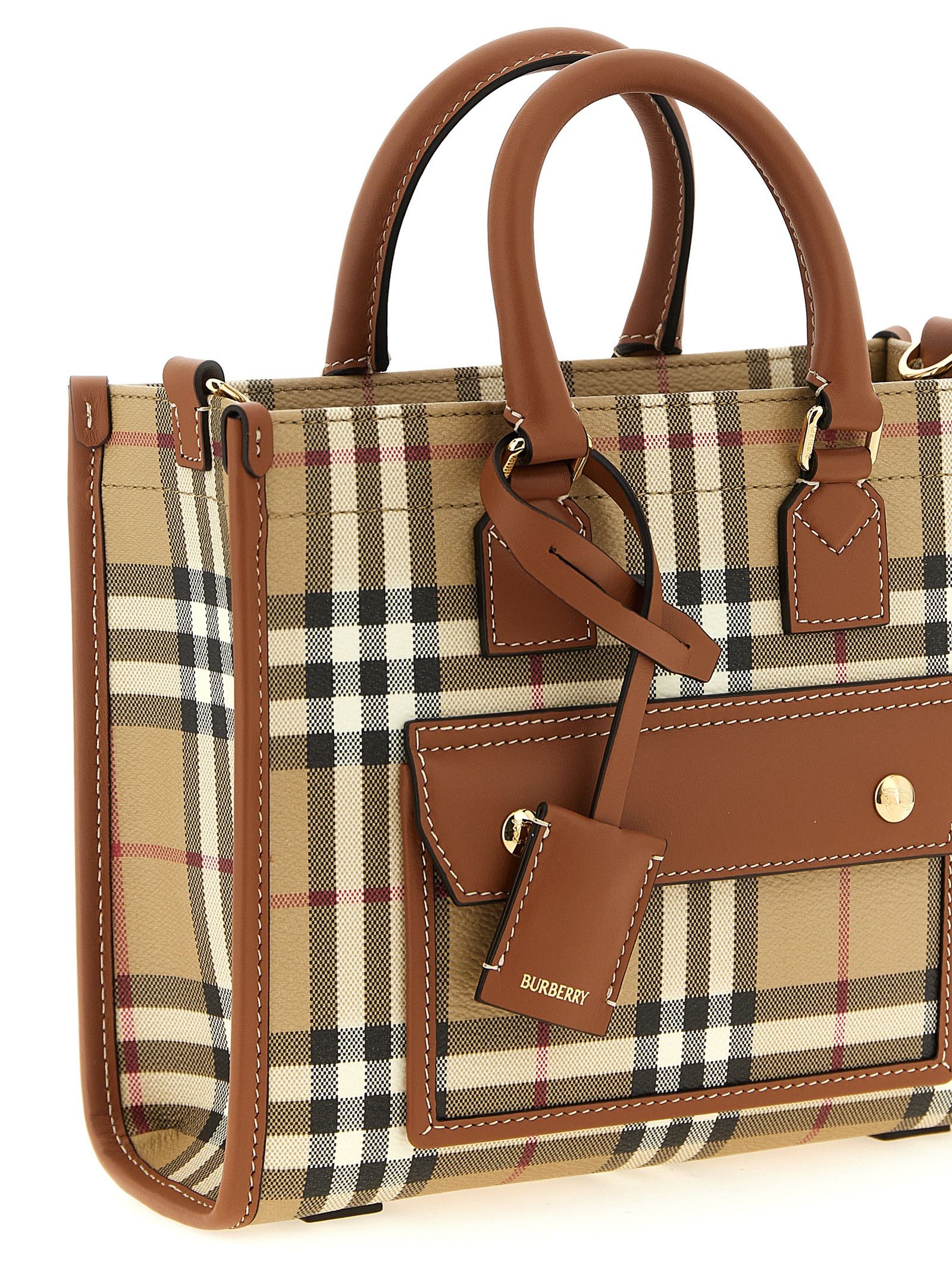 Burberry 'Freya' mini shopping bag Size ONE SIZE - 3 Thumbnail