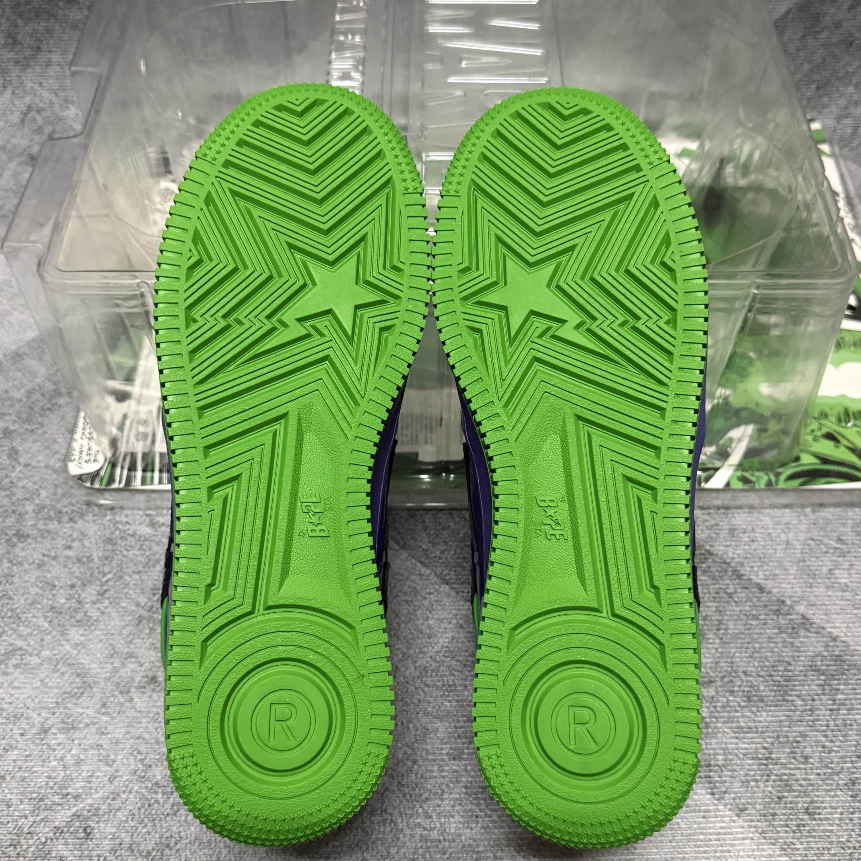 Bape A Bathing Ape x Marvel Bape Sta Hulk Size 9 Size US 9 / EU 42 - 4 Thumbnail