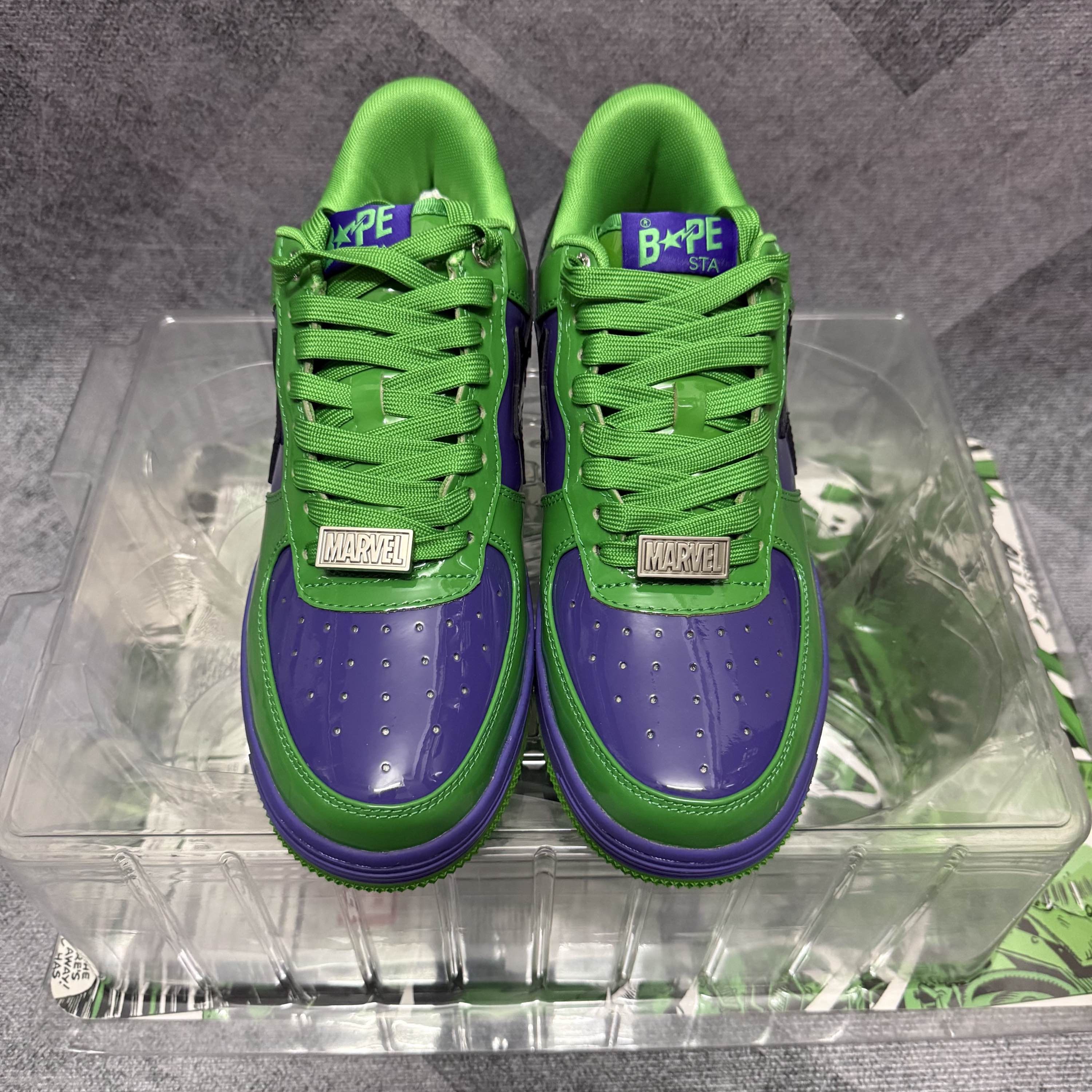 Bape A Bathing Ape x Marvel Bape Sta Hulk Size 9 Size US 9 / EU 42 - 2 Thumbnail