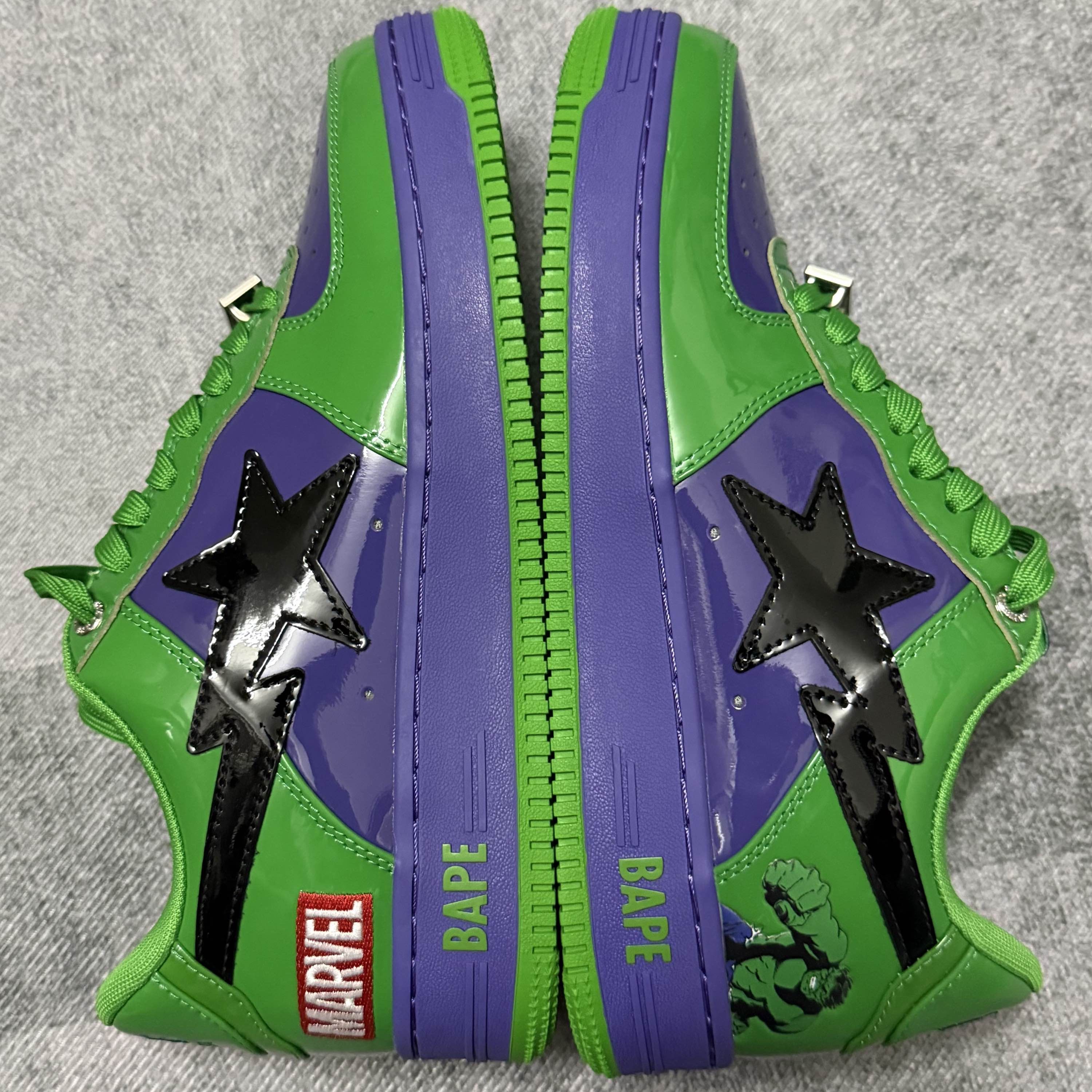Bape A Bathing Ape x Marvel Bape Sta Hulk Size 9 Size US 9 / EU 42 - 10 Thumbnail
