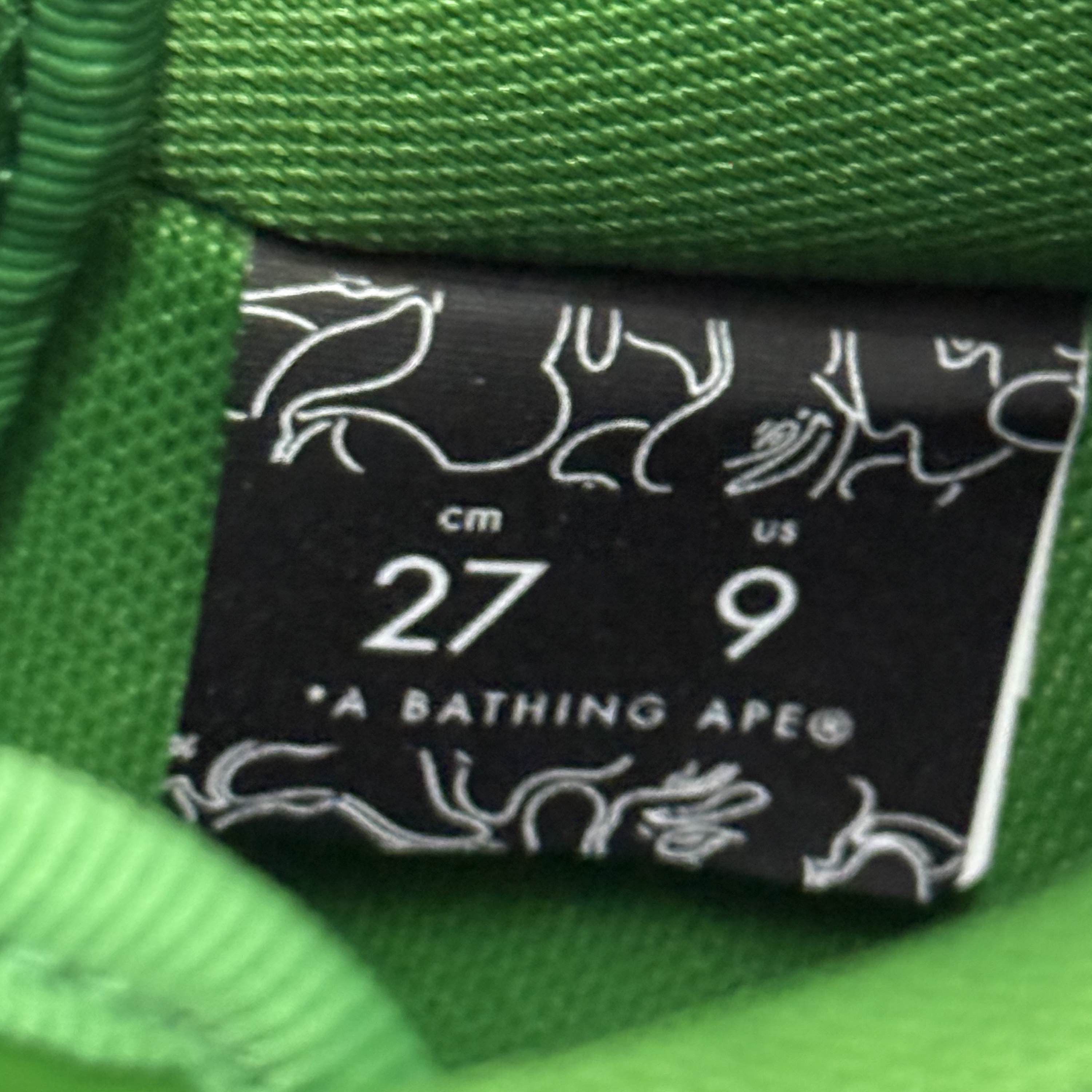 Bape A Bathing Ape x Marvel Bape Sta Hulk Size 9 Size US 9 / EU 42 - 5 Thumbnail