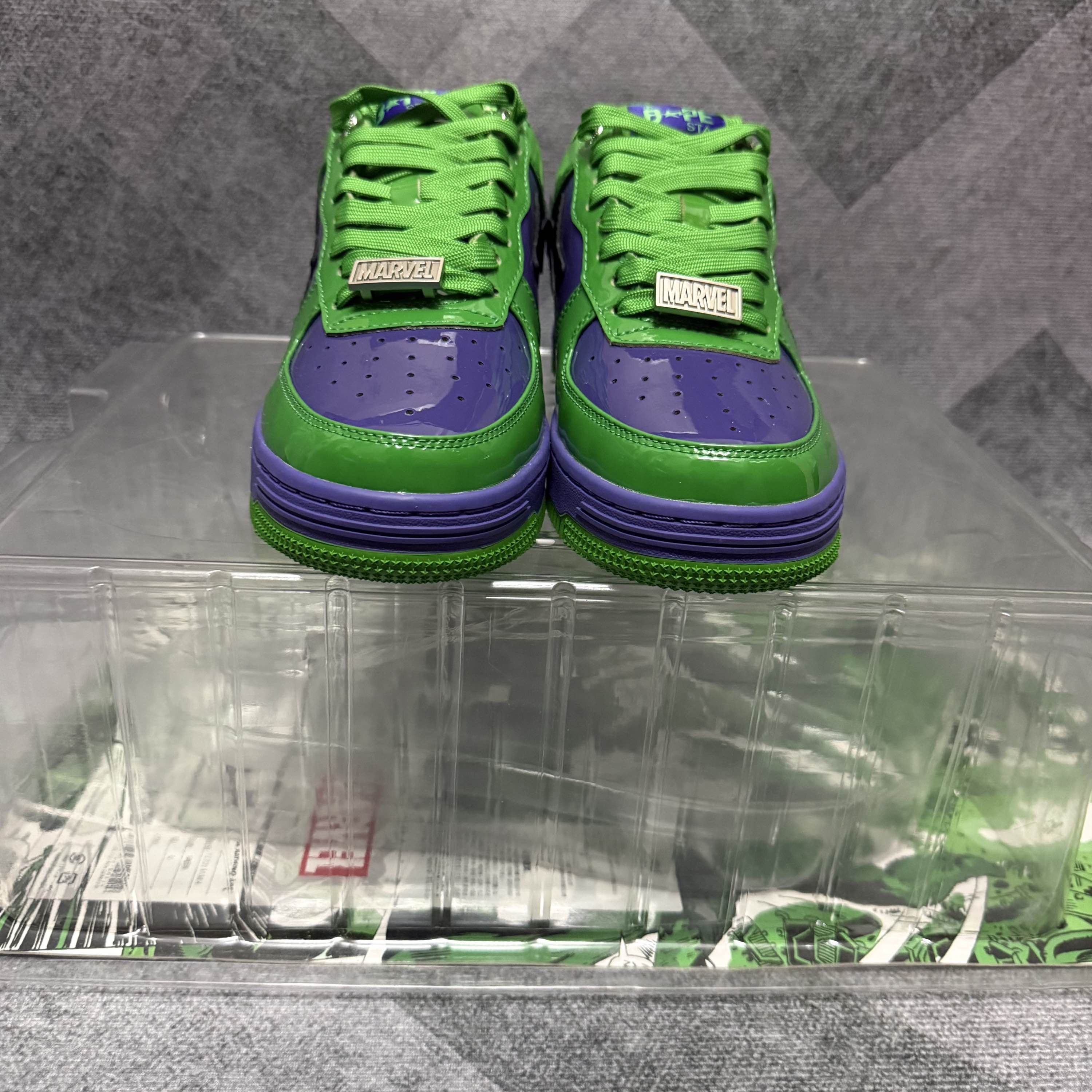 Bape A Bathing Ape x Marvel Bape Sta Hulk Size 9 Size US 9 / EU 42 - 8 Thumbnail