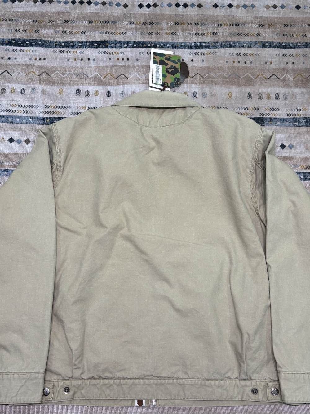 Bape A Bathing Ape Logo Zip Jacket Size XL Size US XL / EU 56 / 4 - 2 Thumbnail