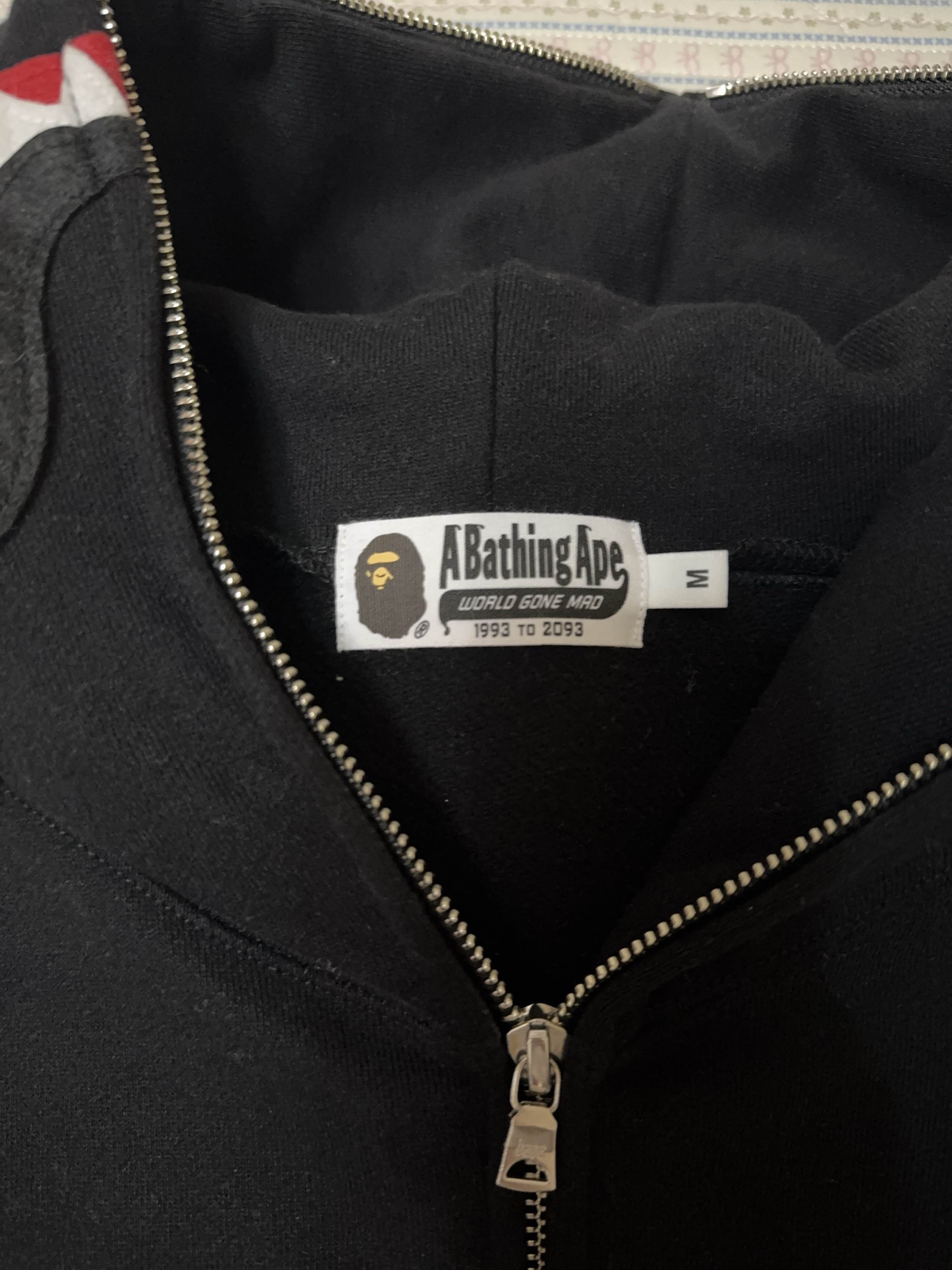 Bape A Bathing Ape Shark Full Zip Hoodie Size M Size US M / EU 48-50 / 2 - 3 Thumbnail