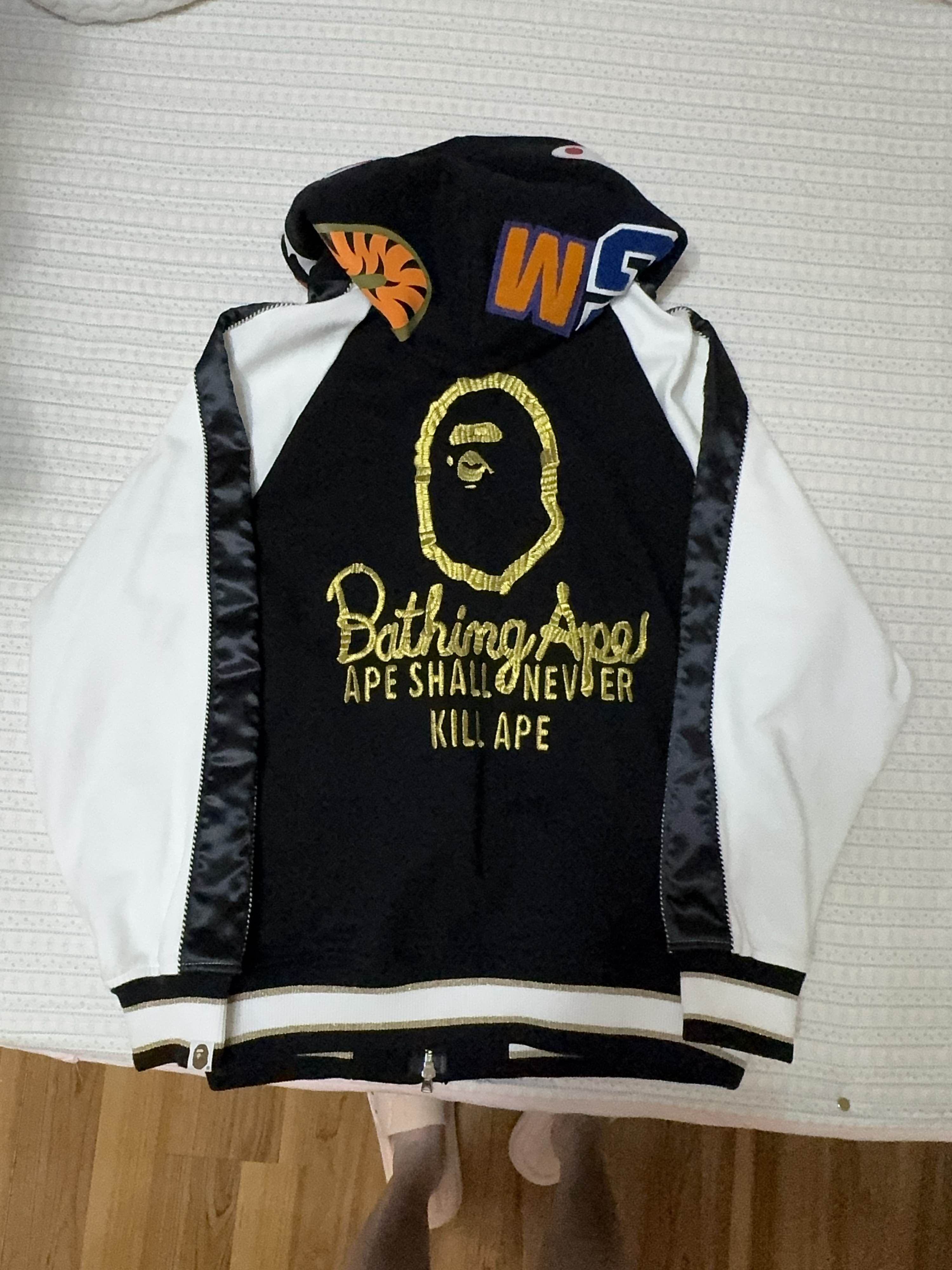 Bape A Bathing Ape Shark Full Zip Hoodie Size M Size US M / EU 48-50 / 2 - 2 Thumbnail