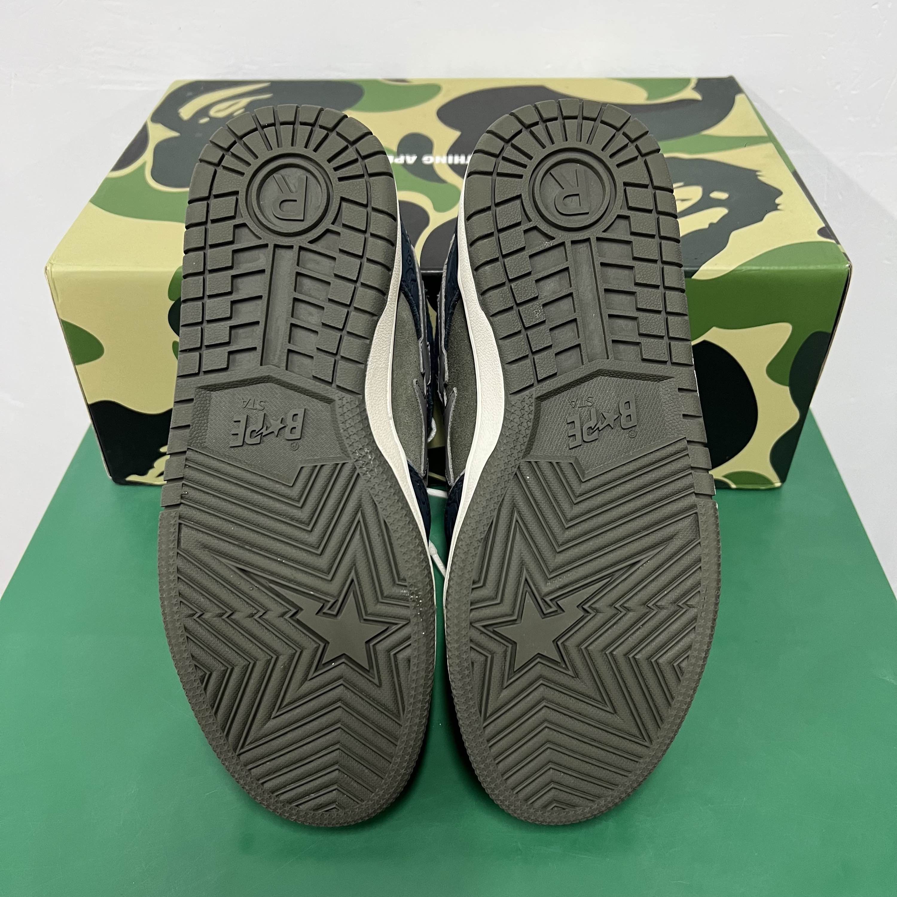 Bape A BATHING APE SK8 STA Olive Low-Top Sneakers Size 6 Size US 6 / EU 39 - 4 Thumbnail