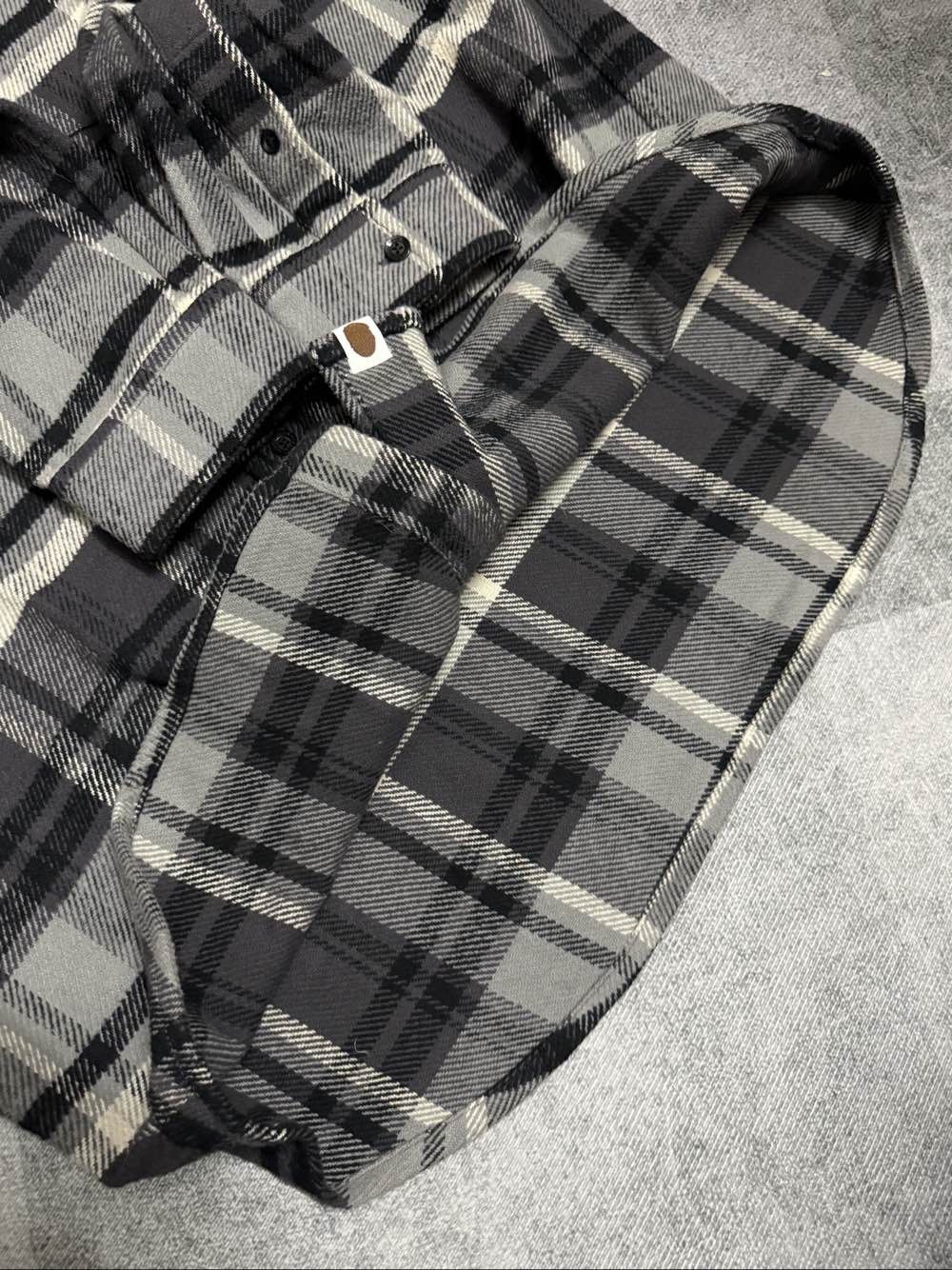 Bape A Bathing Ape Plaid Button Up Shirt Size L Size US L / EU 52-54 / 3 - 9 Thumbnail