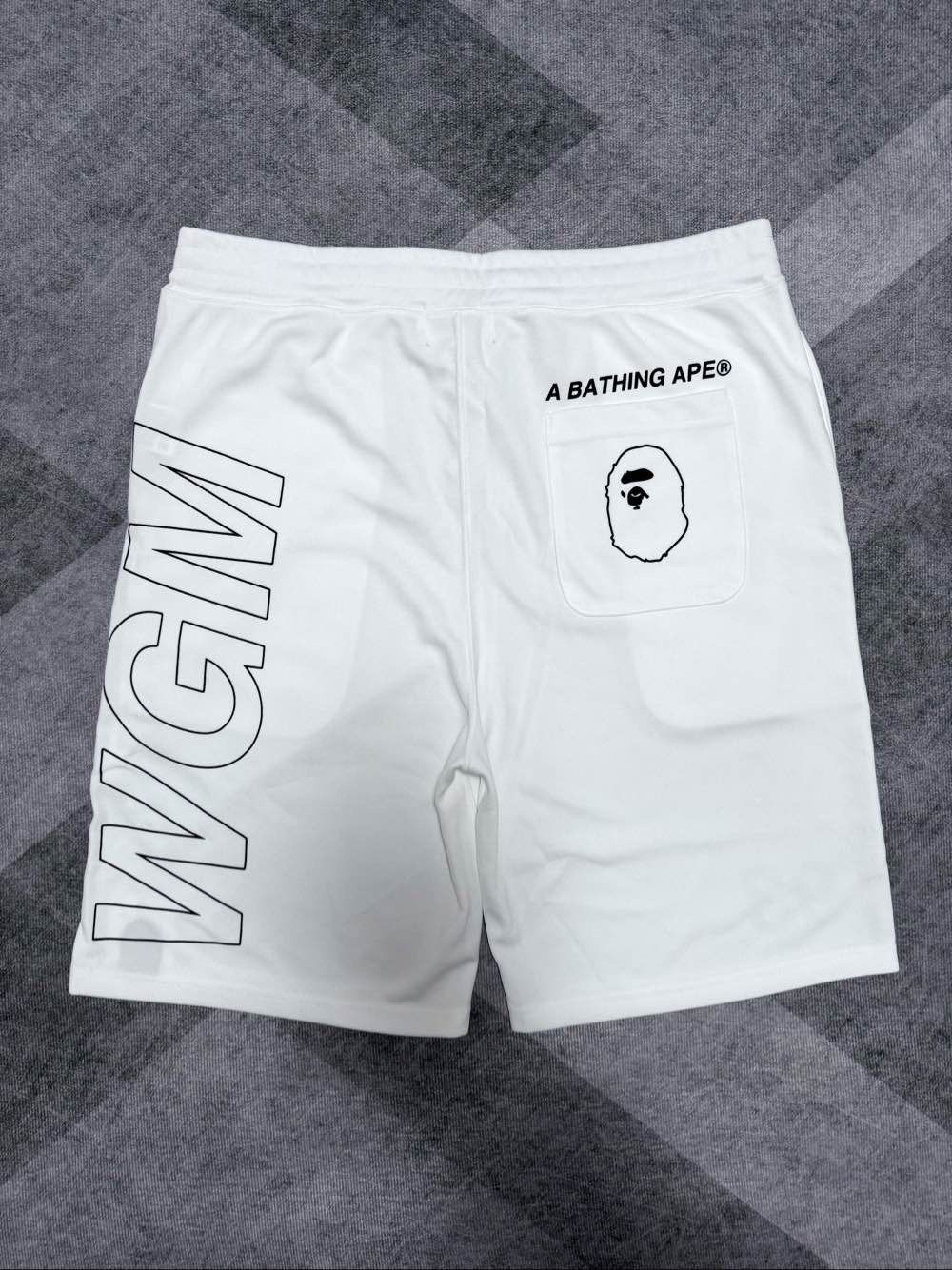 Bape A BATHING APE Logo Strap Shorts Size XXL Size US 38 / EU 54 - 2 Thumbnail