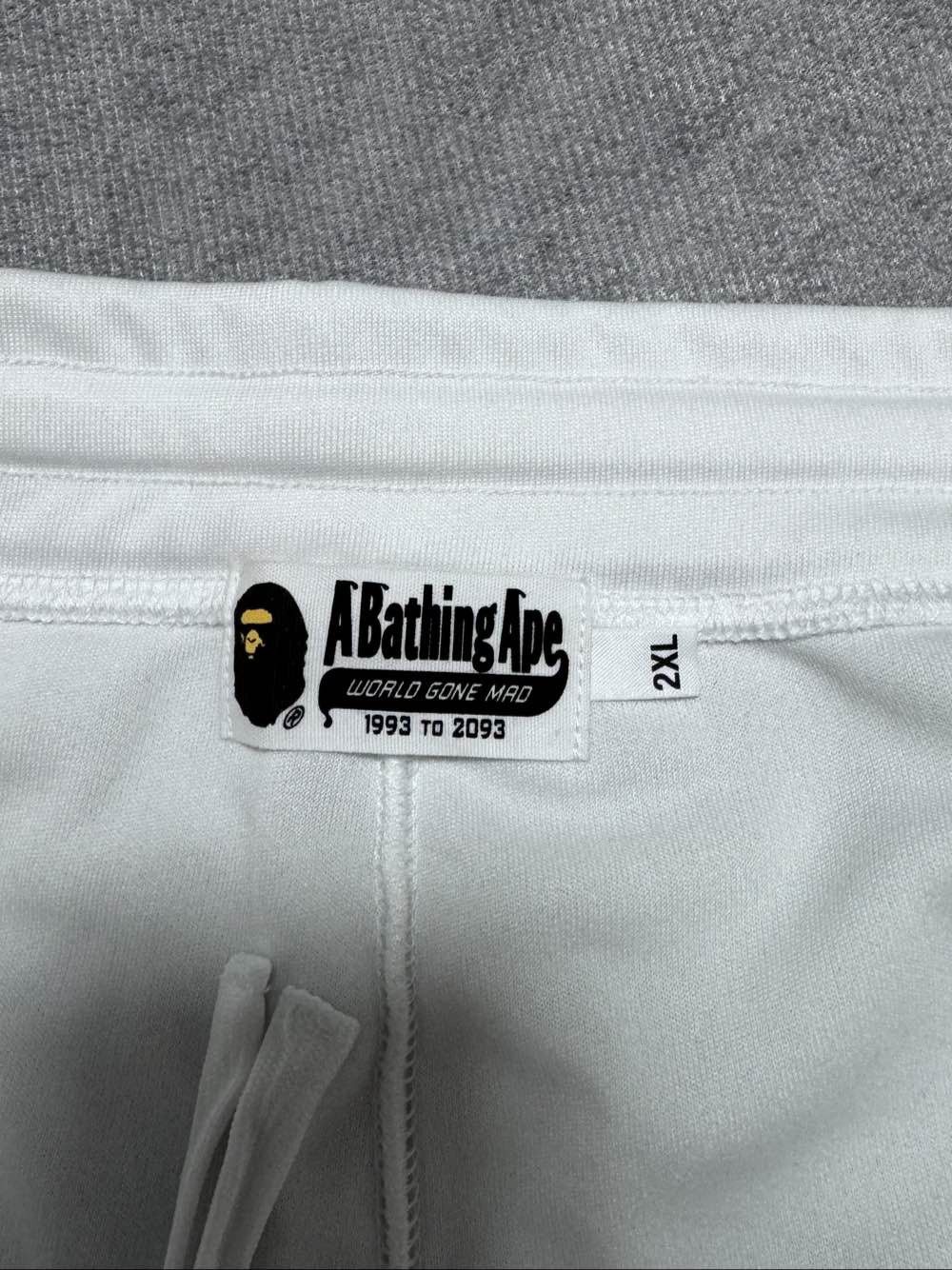 Bape A BATHING APE Logo Strap Shorts Size XXL Size US 38 / EU 54 - 3 Thumbnail