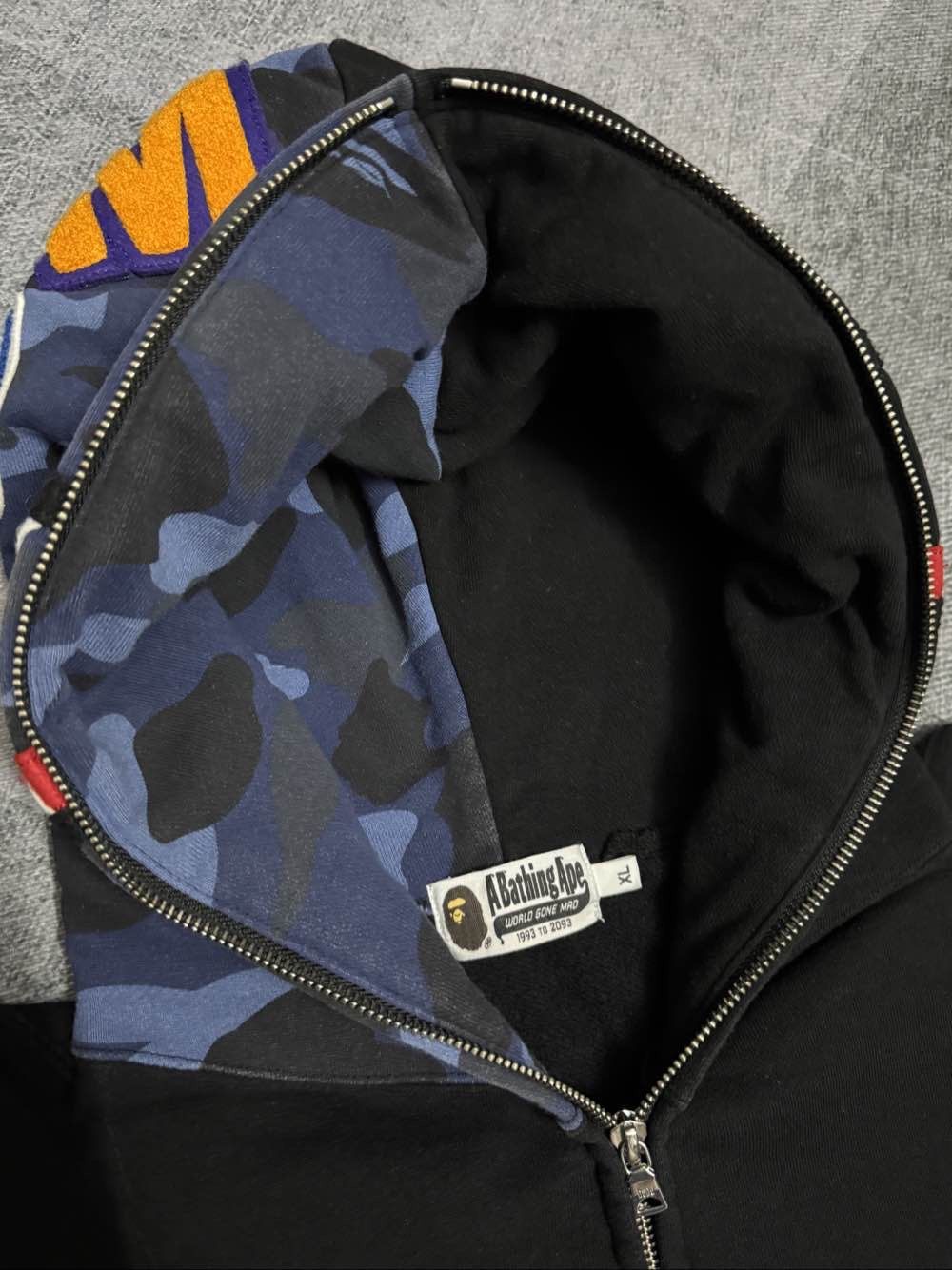 Bape A Bathing Ape WGM Shark Full Zip Hoodie XL Size US XL / EU 56 / 4 - 5 Thumbnail