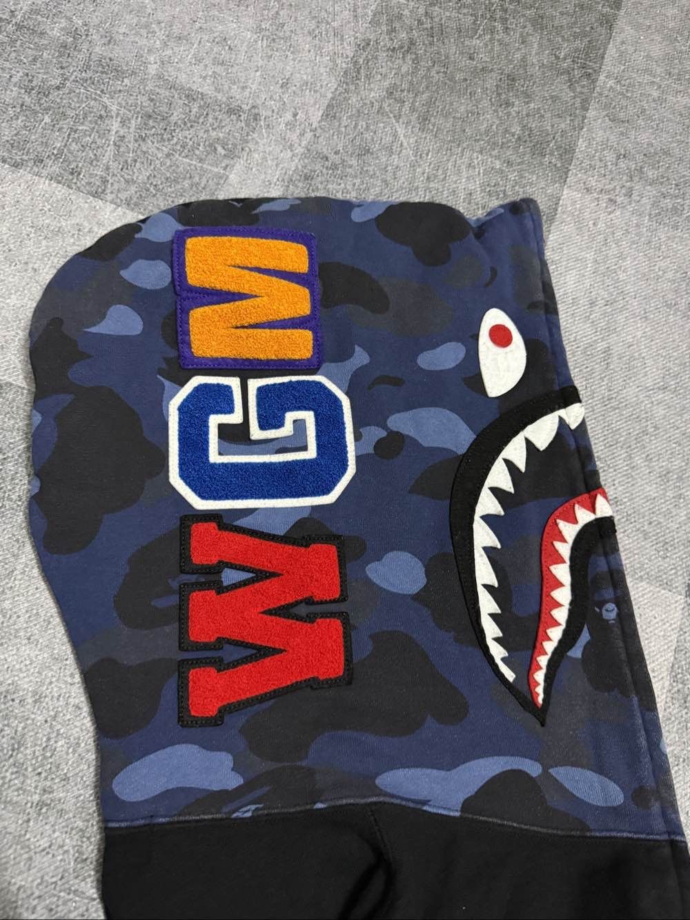 Bape A Bathing Ape WGM Shark Full Zip Hoodie XL Size US XL / EU 56 / 4 - 11 Thumbnail