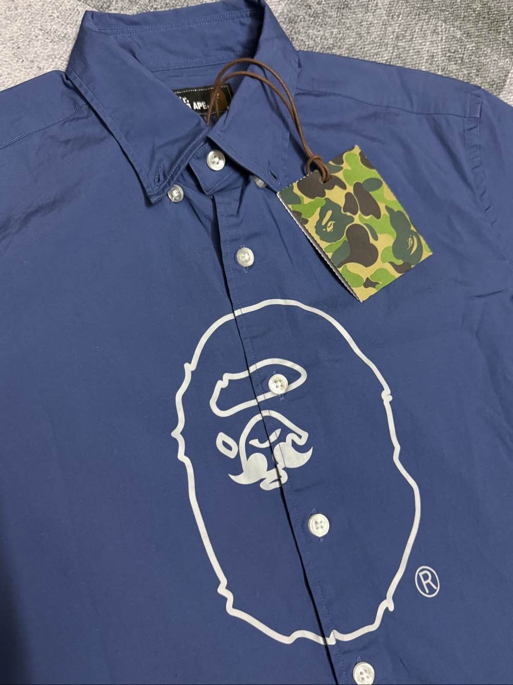 Bape Mr. BATHING APE Ape Head Short Sleeve Shirt Size M Size US M / EU 48-50 / 2 - 5 Thumbnail