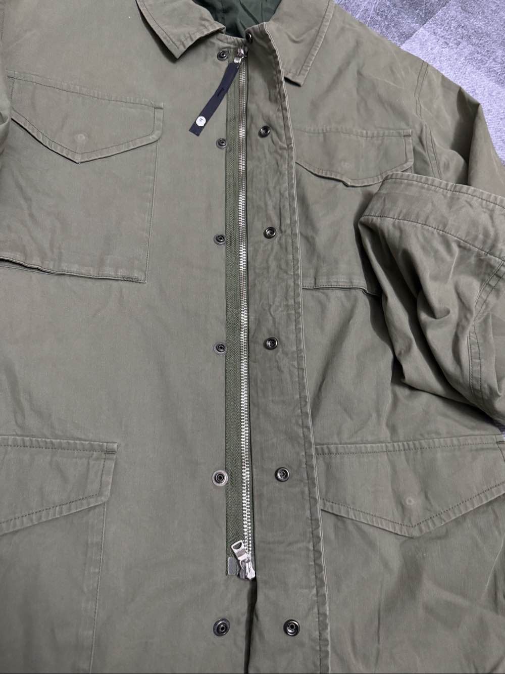 Bape A BATHING APE Logo Field Jacket XL Size US XL / EU 56 / 4 - 8 Thumbnail