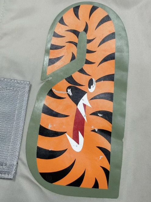 Bape A Bathing Ape WGM Shark Tiger Bomber Jacket Size L Size US L / EU 52-54 / 3 - 5 Thumbnail