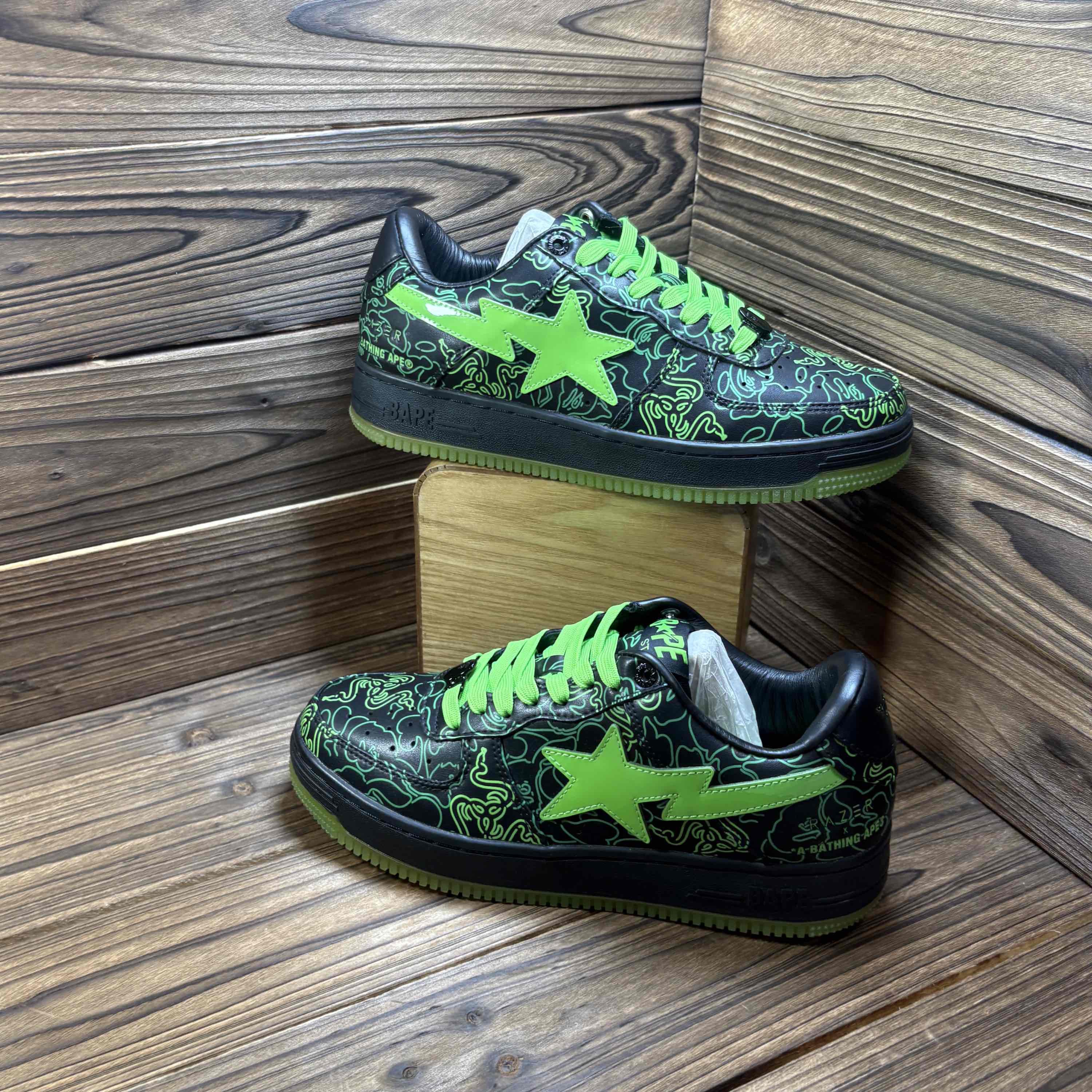 Bape A Bathing Ape x Razer Bape Sta Sneakers Size 8 Size US 8 / EU 41 - 8 Thumbnail