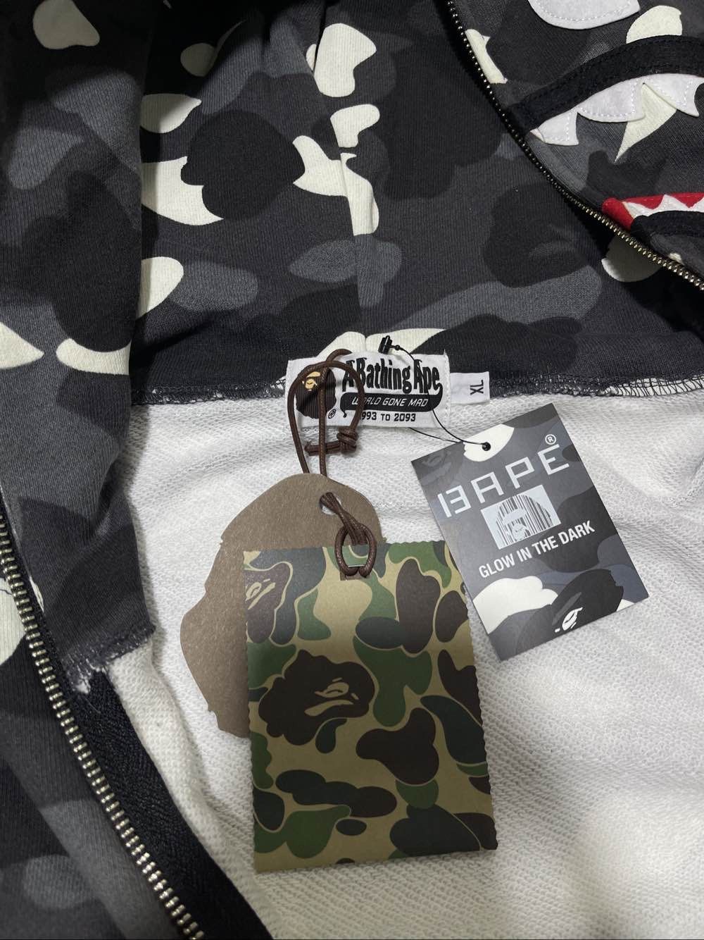 Bape A Bathing Ape Camo Full Zip Hoodie Size XL Size US XL / EU 56 / 4 - 3 Thumbnail