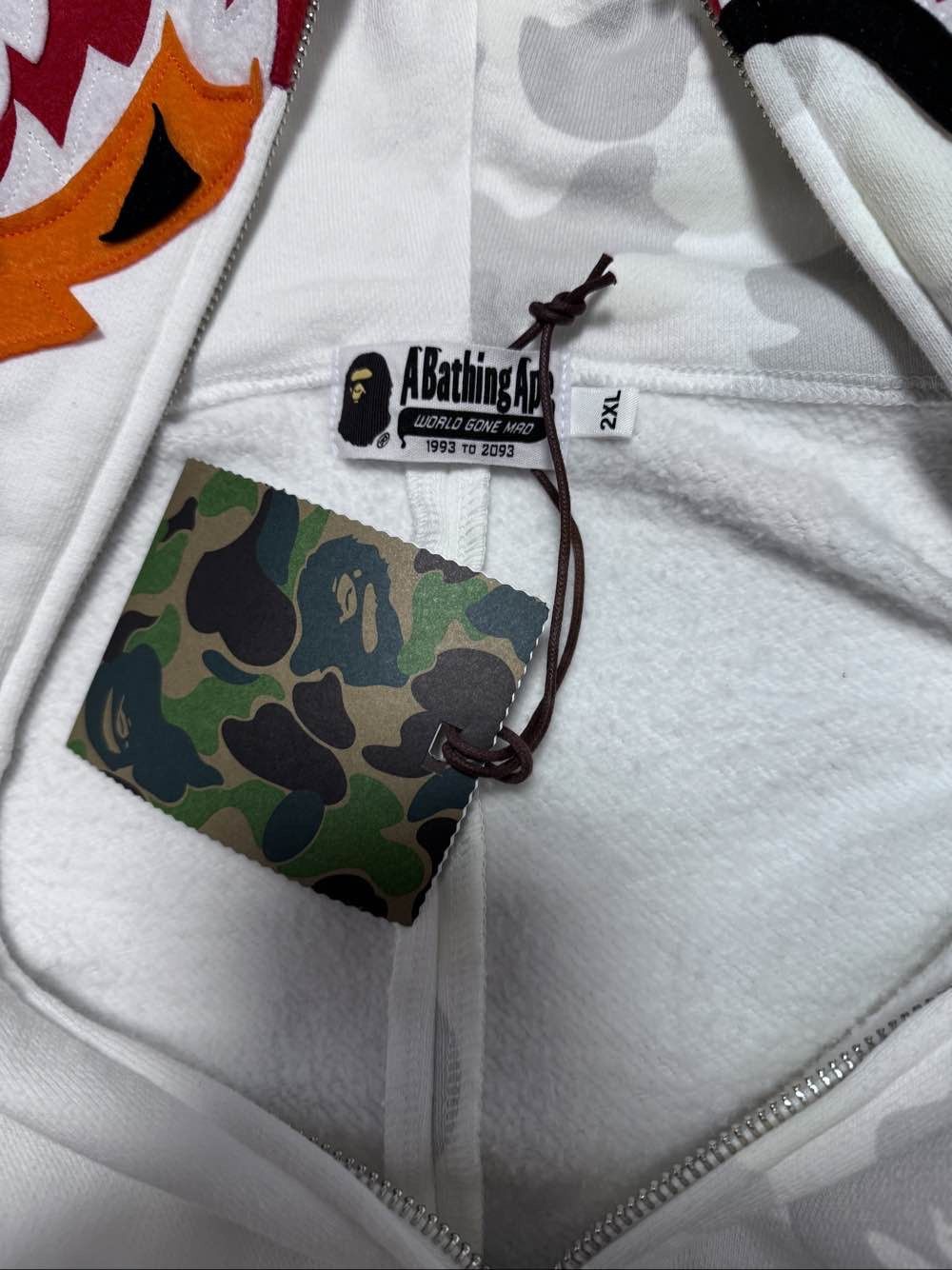 Bape A Bathing Ape City Camo Shark Tiger Full Zip Hoodie XXL Size US XXL / EU 58 / 5 - 3 Thumbnail