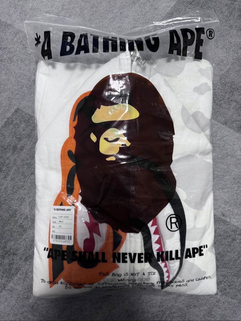 Bape A Bathing Ape City Camo Shark Tiger Full Zip Hoodie XXL Size US XXL / EU 58 / 5 - 7 Thumbnail