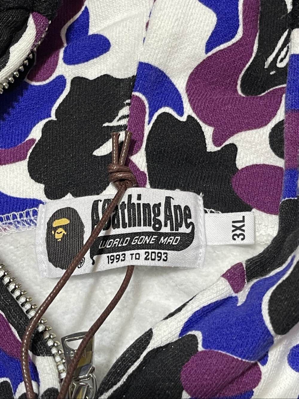 Bape A BATHING APE Camo Shark Full Zip Hoodie Size XXL Size US XXL / EU 58 / 5 - 3 Thumbnail