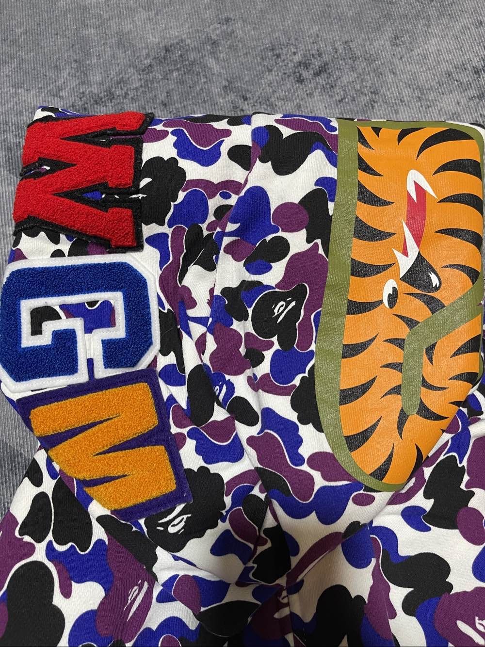 Bape A BATHING APE Camo Shark Full Zip Hoodie Size XXL Size US XXL / EU 58 / 5 - 5 Thumbnail
