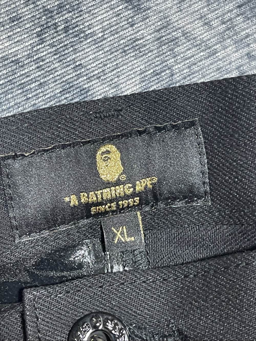 Bape A Bathing Ape Gold Shark Denim Jeans Size XL Size US 36 / EU 52 - 3 Thumbnail