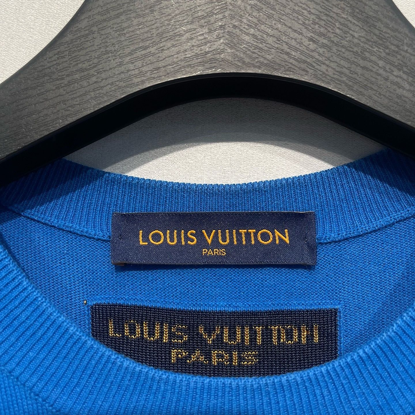 Louis Vuitton Louis Vuitton Logo T-Shirt Blue Size XL Size US XL / EU 56 / 4 - 3 Thumbnail