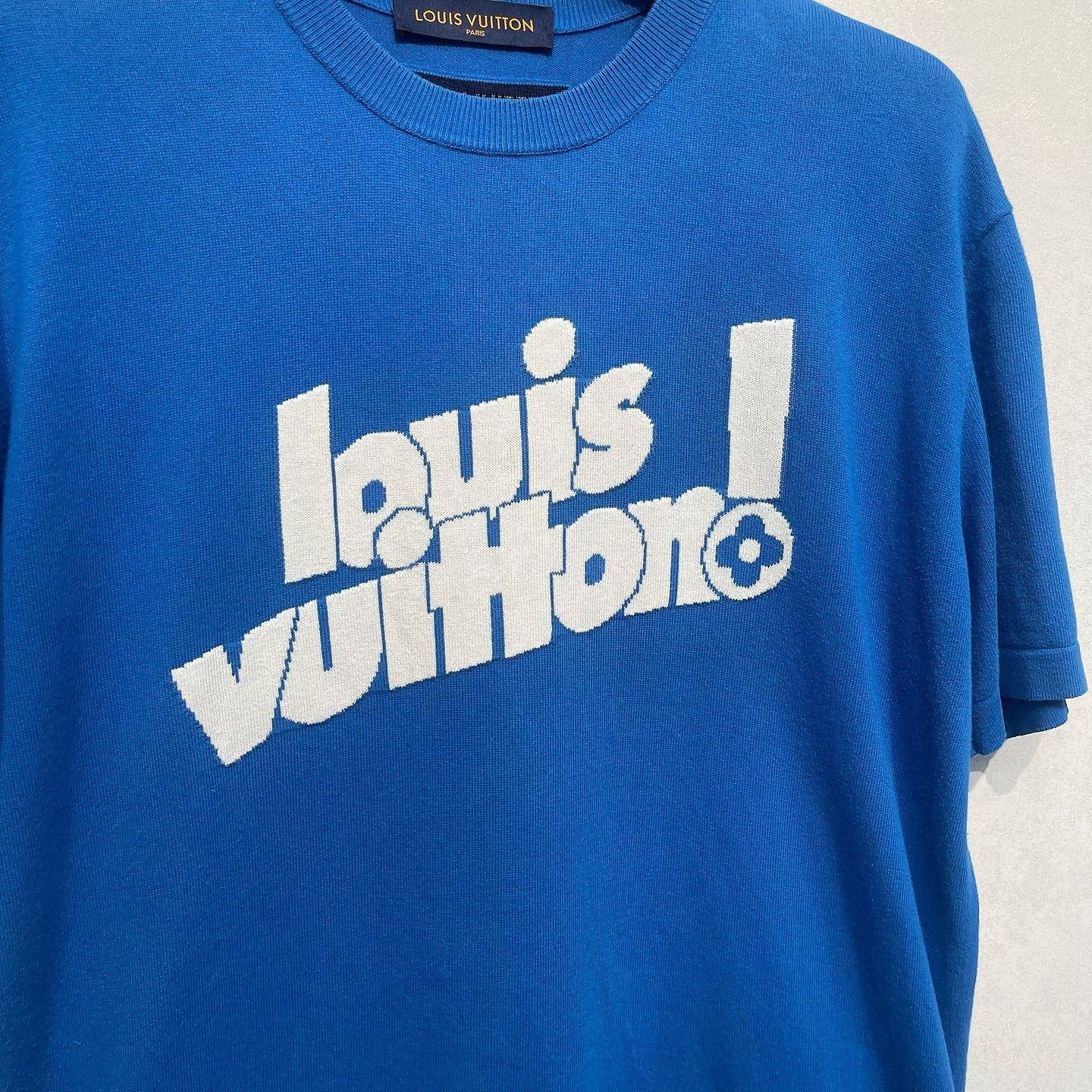 Louis Vuitton Louis Vuitton Logo T-Shirt Blue Size XL Size US XL / EU 56 / 4 - 5 Thumbnail