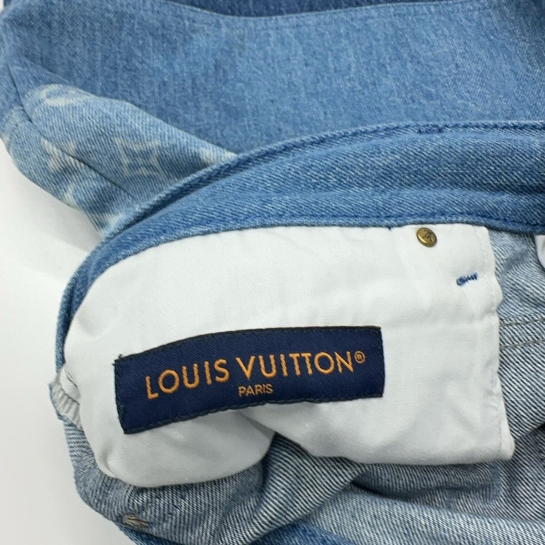 Louis Vuitton Louis Vuitton Monogram Denim Shorts US 34 Size US 34 / EU 50 - 4 Thumbnail