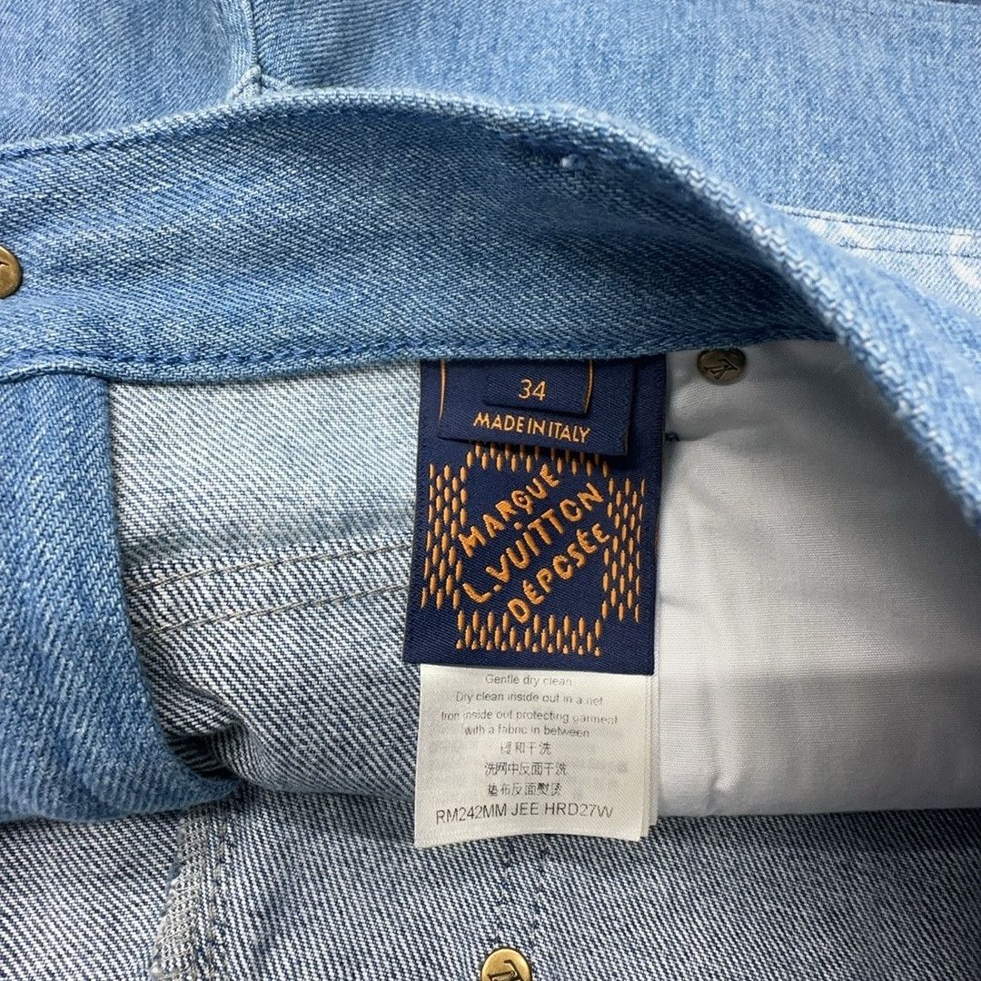Louis Vuitton Louis Vuitton Monogram Denim Shorts US 34 Size US 34 / EU 50 - 3 Thumbnail