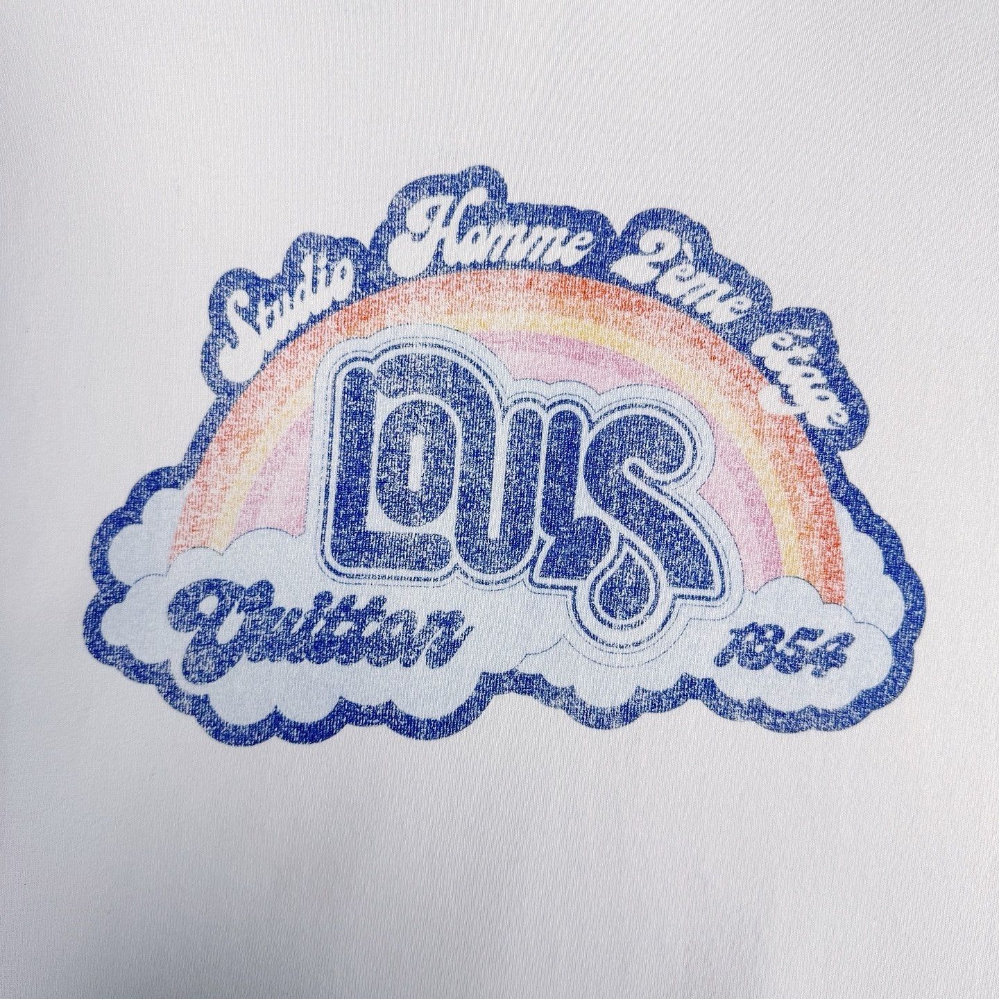 Louis Vuitton Louis Vuitton Rainbow Logo T-Shirt Size XXL Size US XXL / EU 58 / 5 - 5 Thumbnail