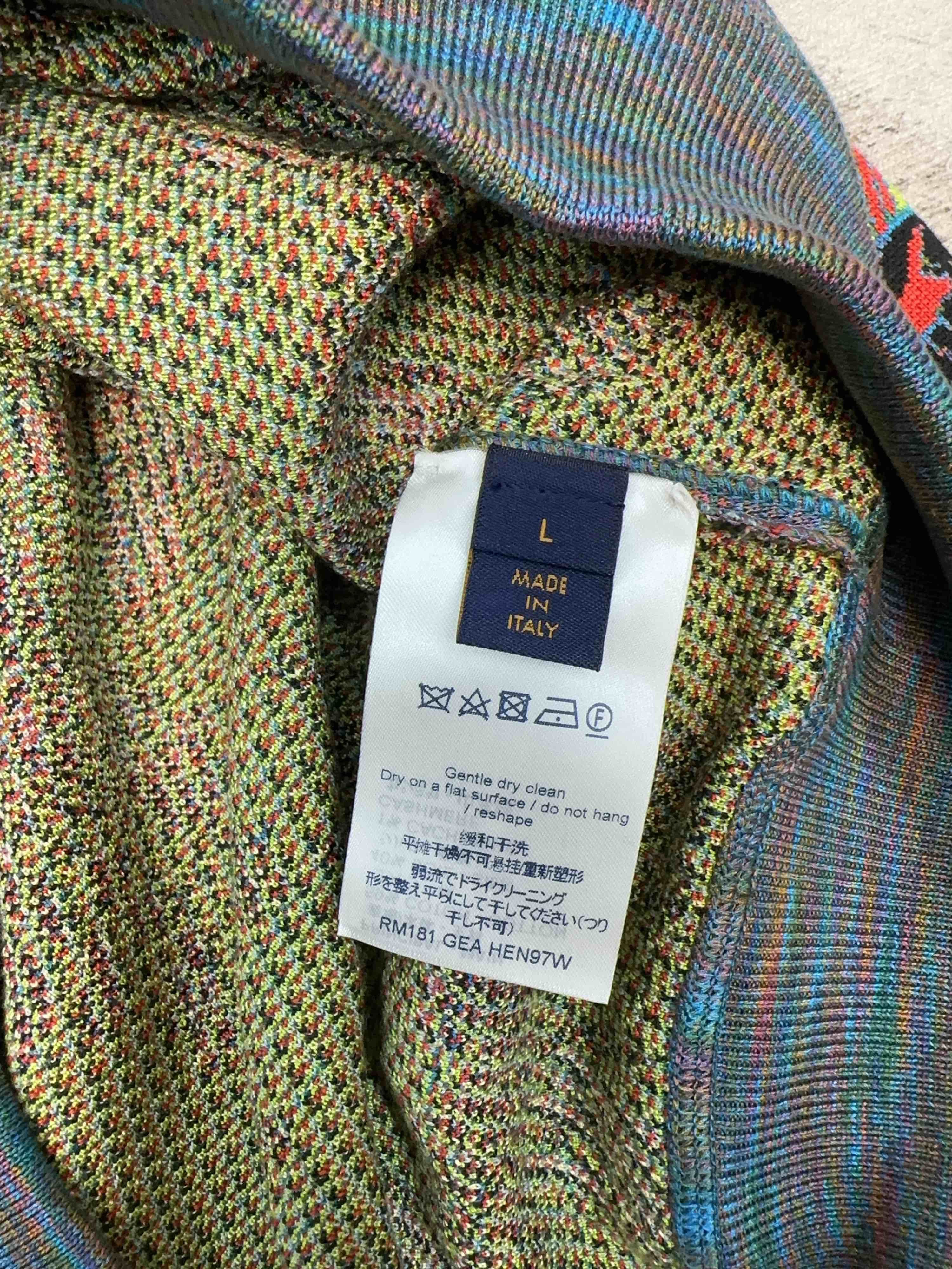 Louis Vuitton Louis Vuitton Floral Graphic Sweater Size L Size US L / EU 52-54 / 3 - 4 Thumbnail