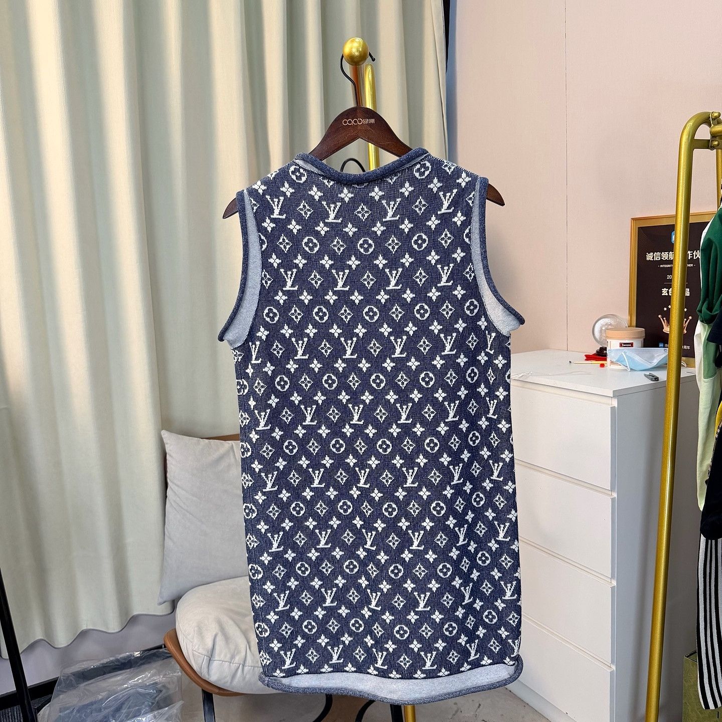 Louis Vuitton Louis Vuitton Monogram Sleeveless Knit Dress XS Size XS / US 0-2 / IT 36-38 - 2 Thumbnail
