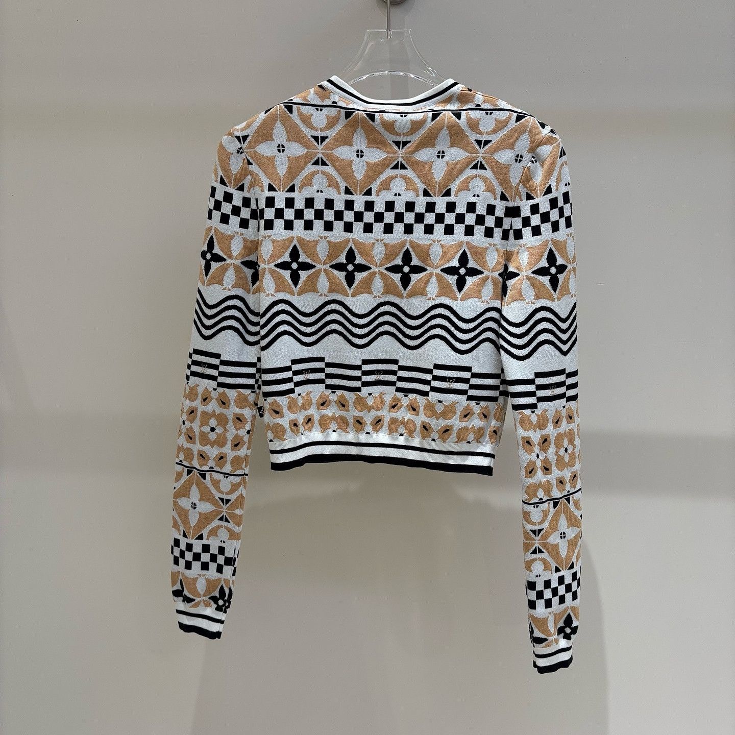 Louis Vuitton Louis Vuitton Monogram Pattern Cardigan Size M Size M / US 6-8 / IT 42-44 - 2 Thumbnail