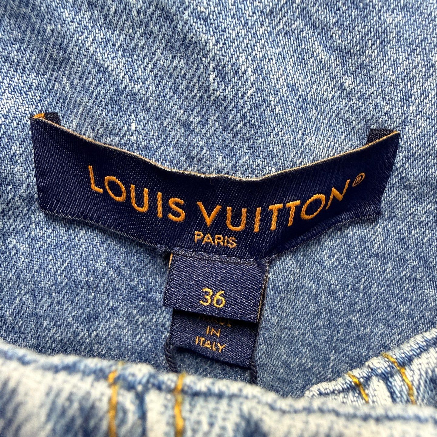 Louis Vuitton Louis Vuitton Double-Breasted Denim Jacket Size 36 Size XS / US 0-2 / IT 36-38 - 3 Thumbnail