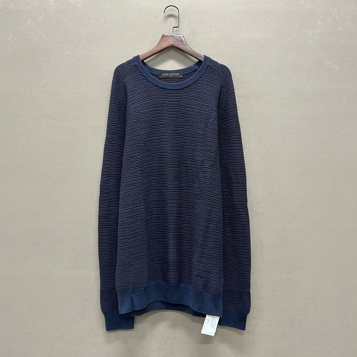 Louis Vuitton Louis Vuitton Logo Stripe Knit Sweater Size L Size US L / EU 52-54 / 3 - 6 Thumbnail