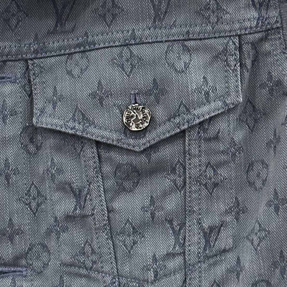 Louis Vuitton Louis Vuitton Monogram Denim Jacket Size 50 Size US M / EU 48-50 / 2 - 6 Thumbnail
