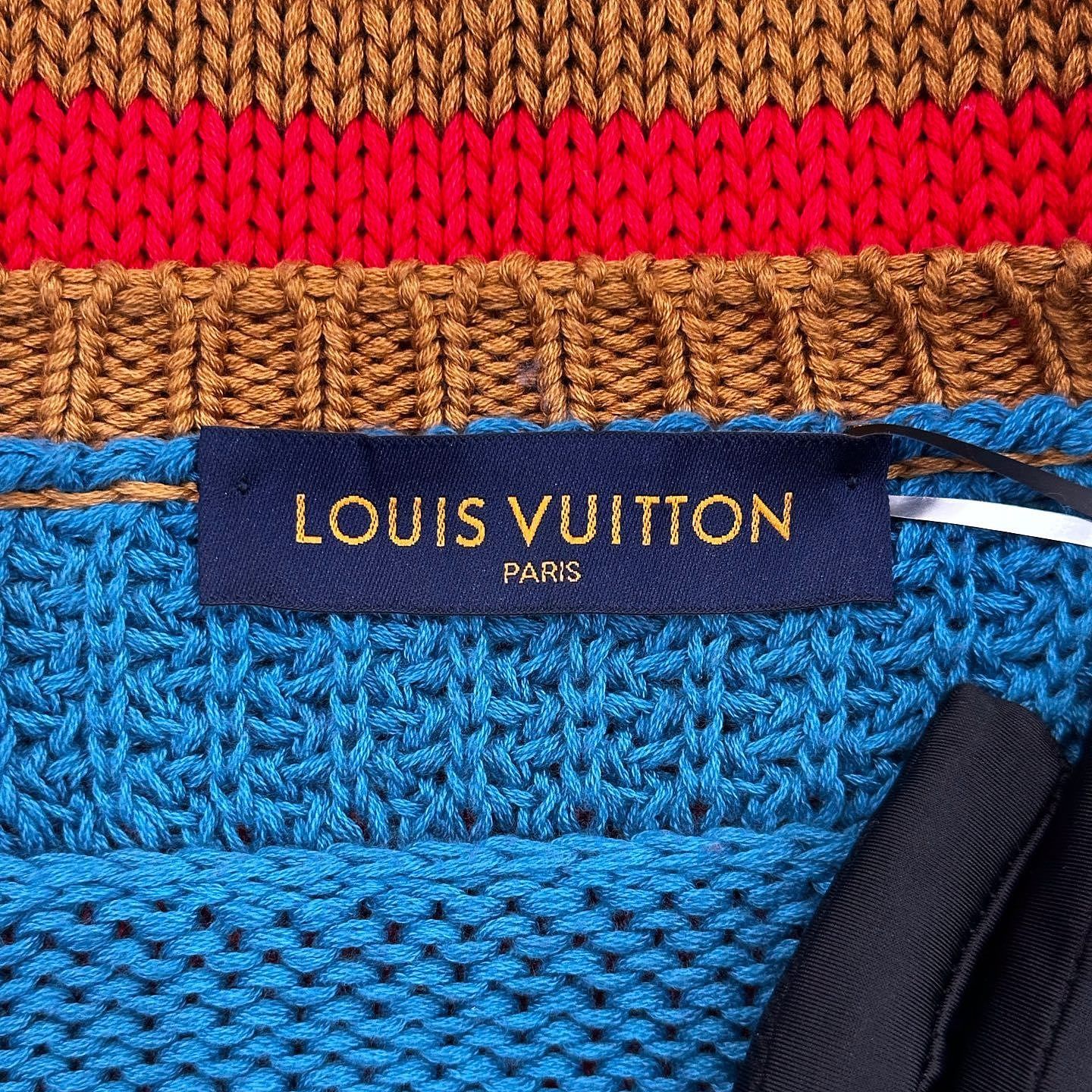 Louis Vuitton Louis Vuitton Colorblock Knit Sweater Size XL Size US XL / EU 56 / 4 - 3 Thumbnail