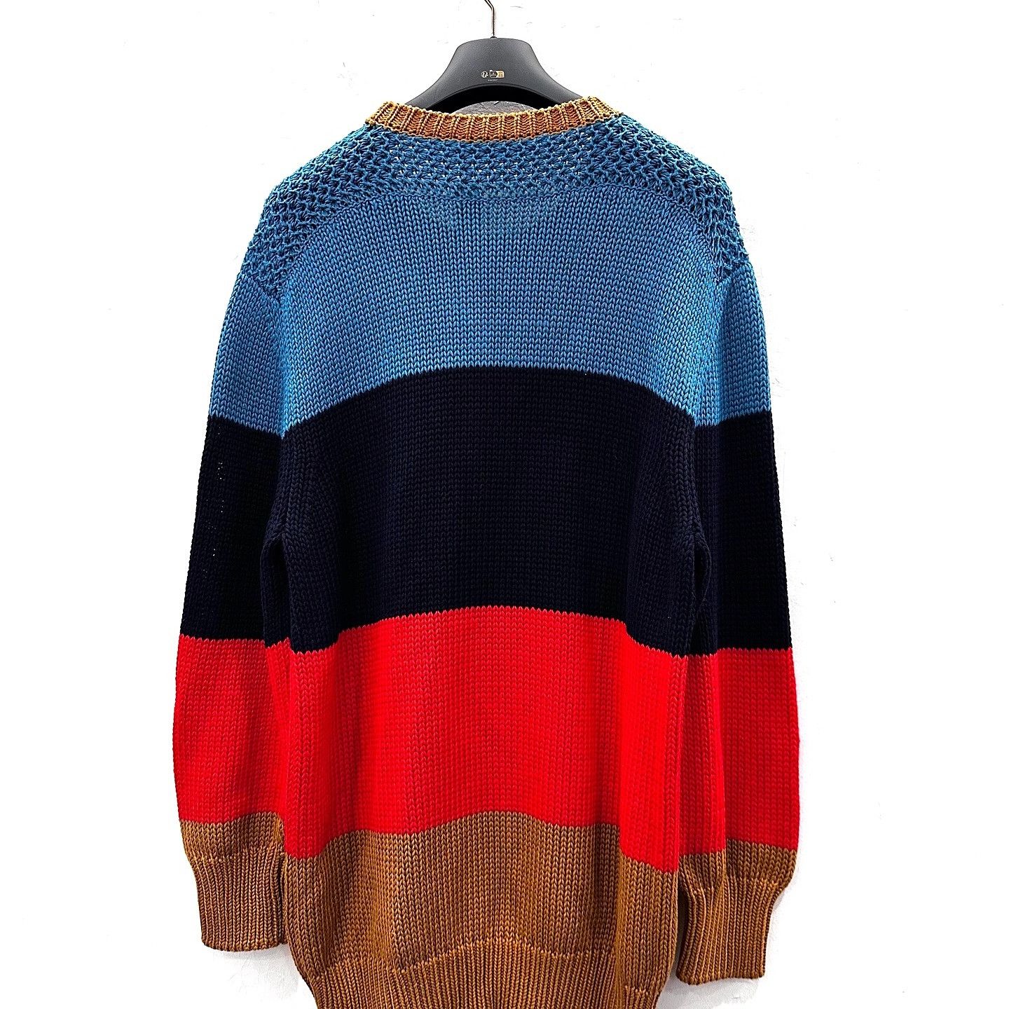 Louis Vuitton Louis Vuitton Colorblock Knit Sweater Size XL Size US XL / EU 56 / 4 - 2 Thumbnail