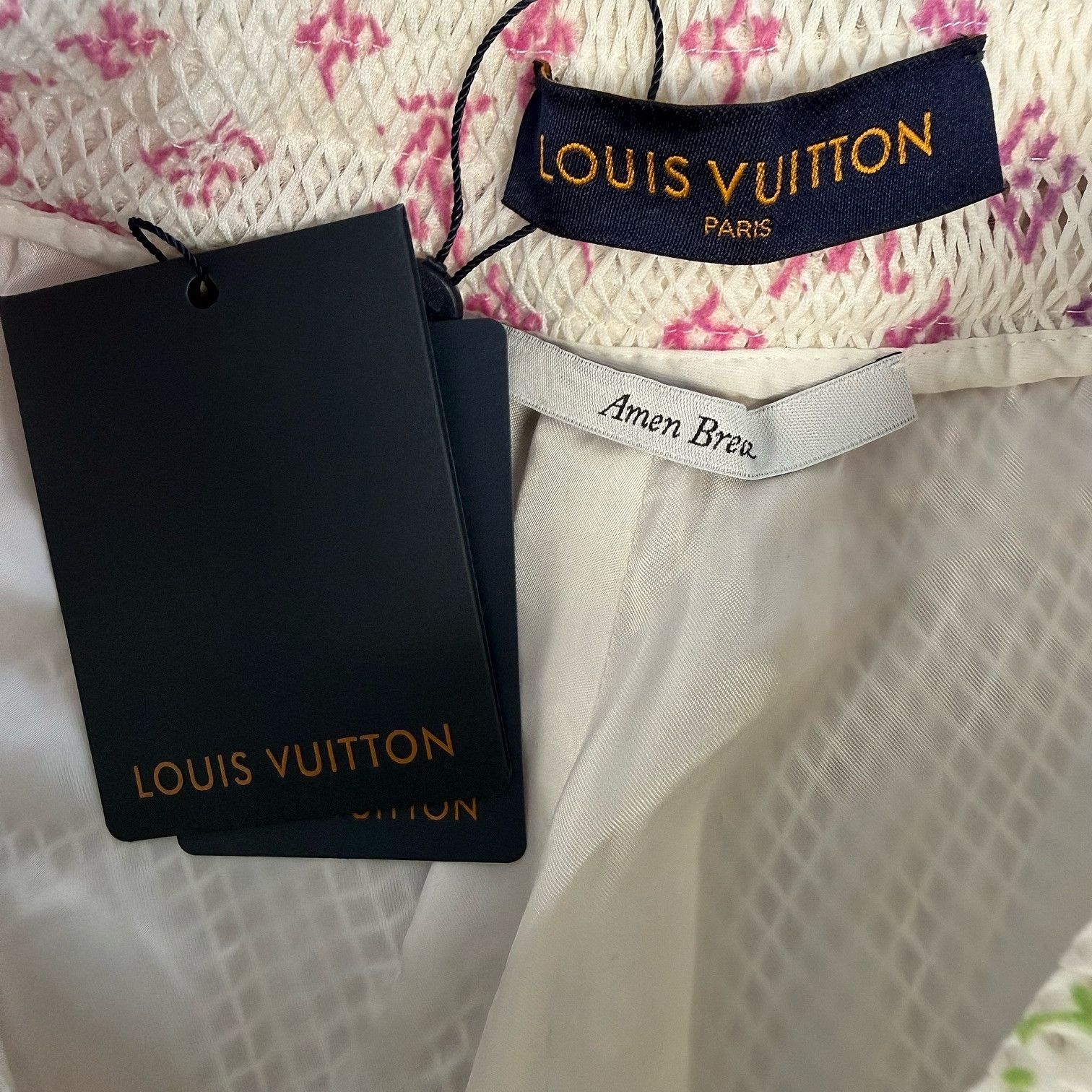 Louis Vuitton Louis Vuitton Gradient Monogram Mesh Shorts Size 38 Size 26" / US 2 / IT 38 - 3 Thumbnail