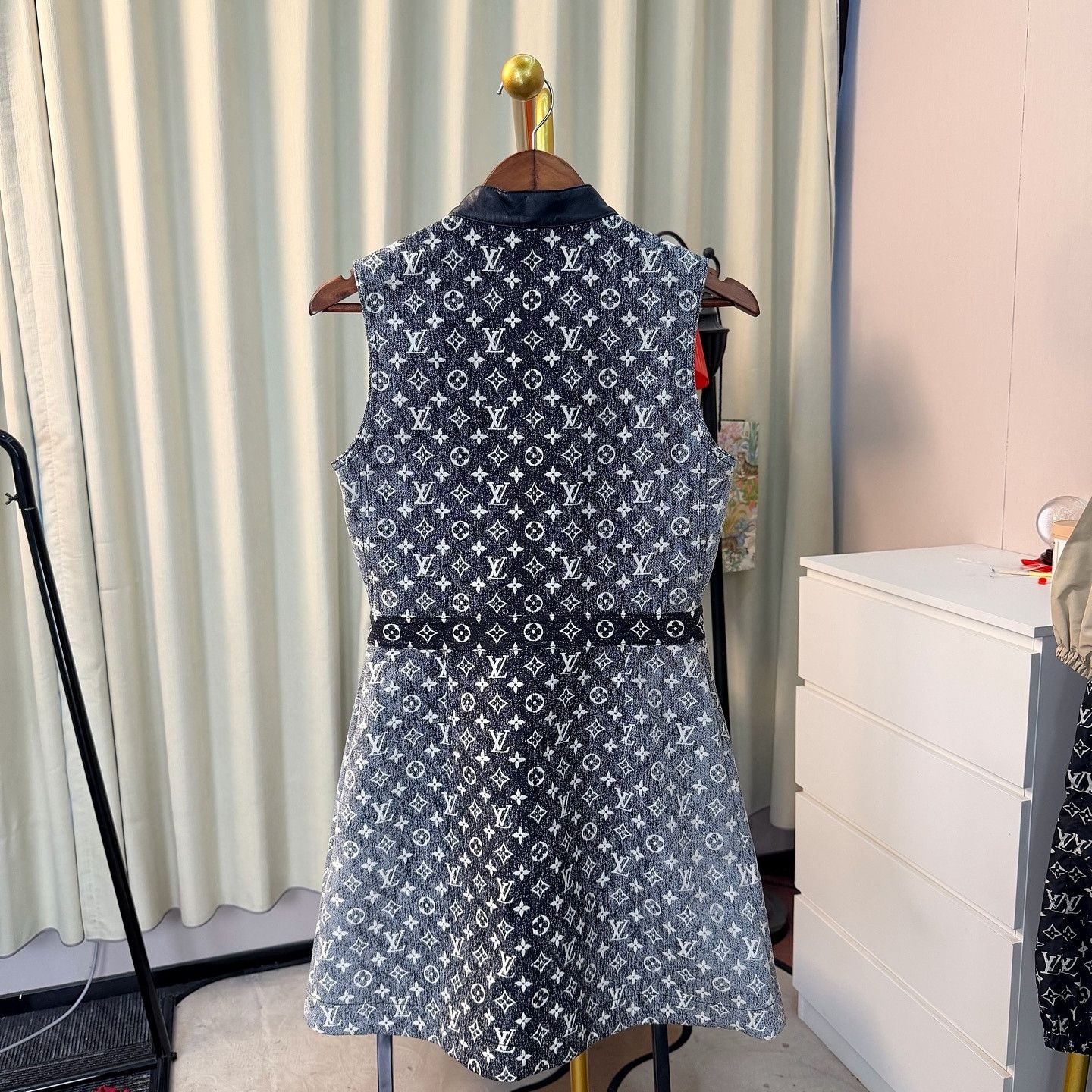 Louis Vuitton Louis Vuitton Monogram Cotton Dress Size 40 Size S / US 4 / IT 40 - 2 Thumbnail