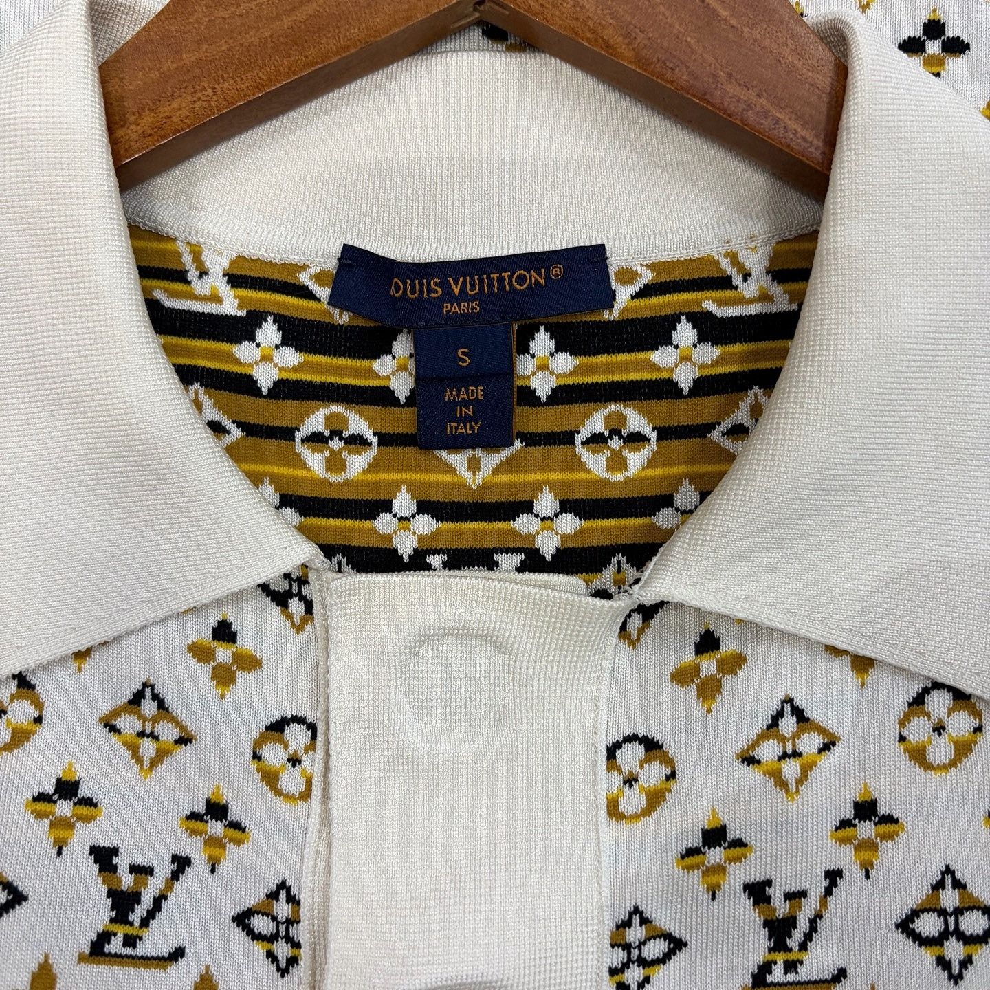 Louis Vuitton Louis Vuitton Monogram Jacquard Polo Shirt Size S Size S / US 4 / IT 40 - 3 Thumbnail