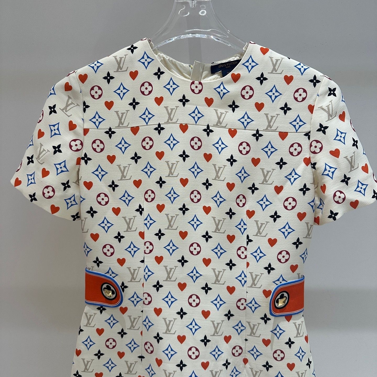 Louis Vuitton Louis Vuitton Monogram Heart Print Mini Dress Size 36 Size XS / US 0-2 / IT 36-38 - 5 Thumbnail