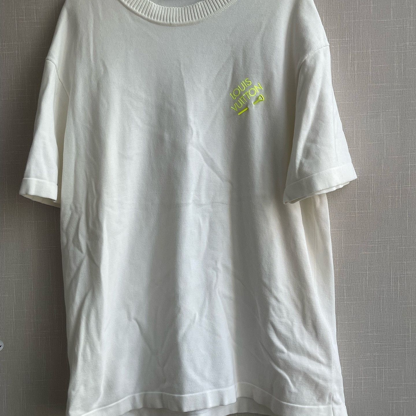Louis Vuitton Louis Vuitton Embroidered Logo T-Shirt Size M Size US M / EU 48-50 / 2 - 6 Thumbnail