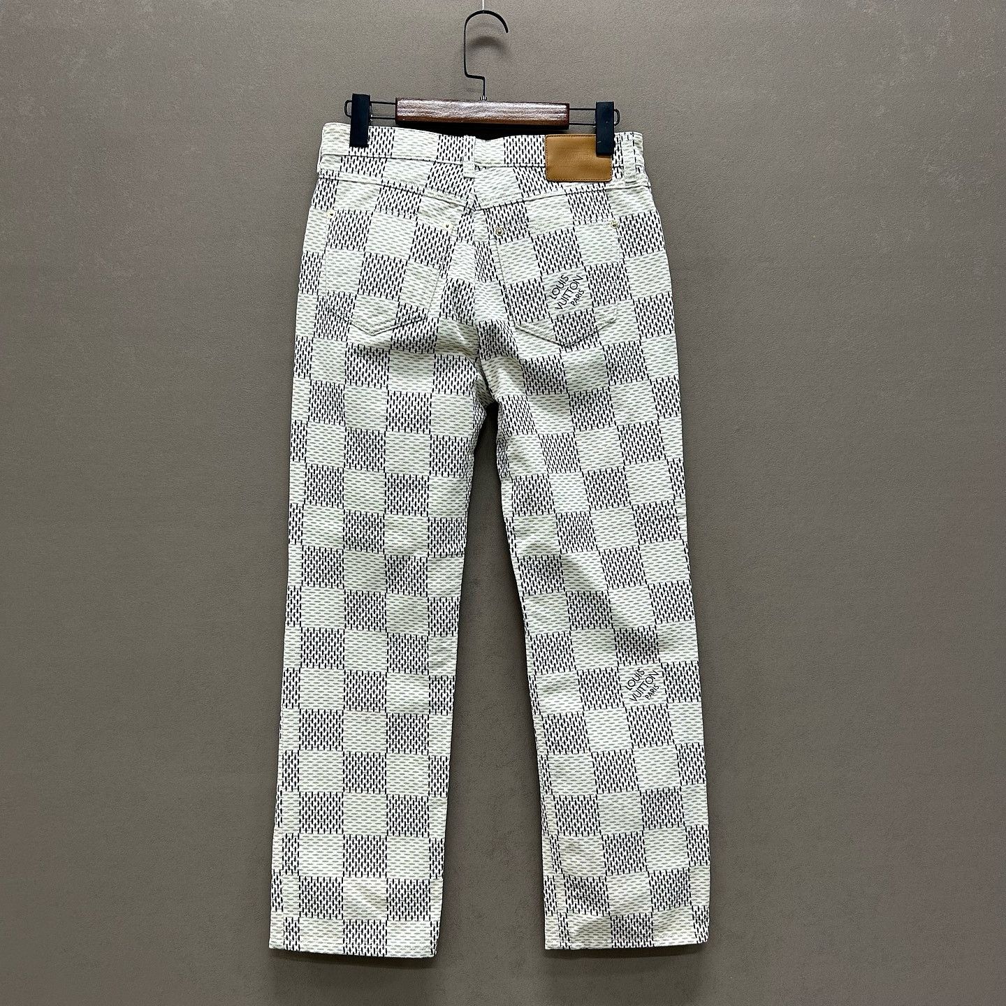 Louis Vuitton Louis Vuitton Damier Check Jeans Size 36 Size 26" / US 2 / IT 38 - 2 Thumbnail