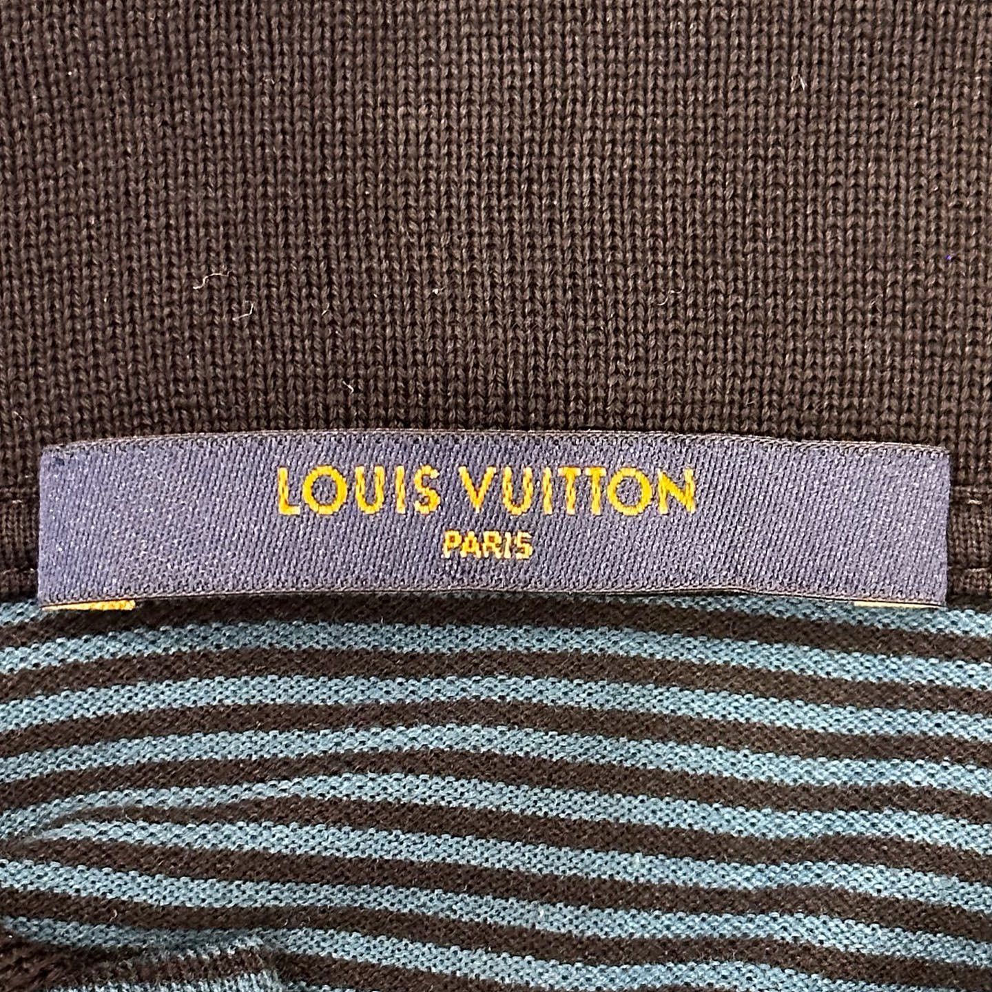 Louis Vuitton Louis Vuitton Striped Embroidered Logo Polo Size S Size US S / EU 44-46 / 1 - 3 Thumbnail