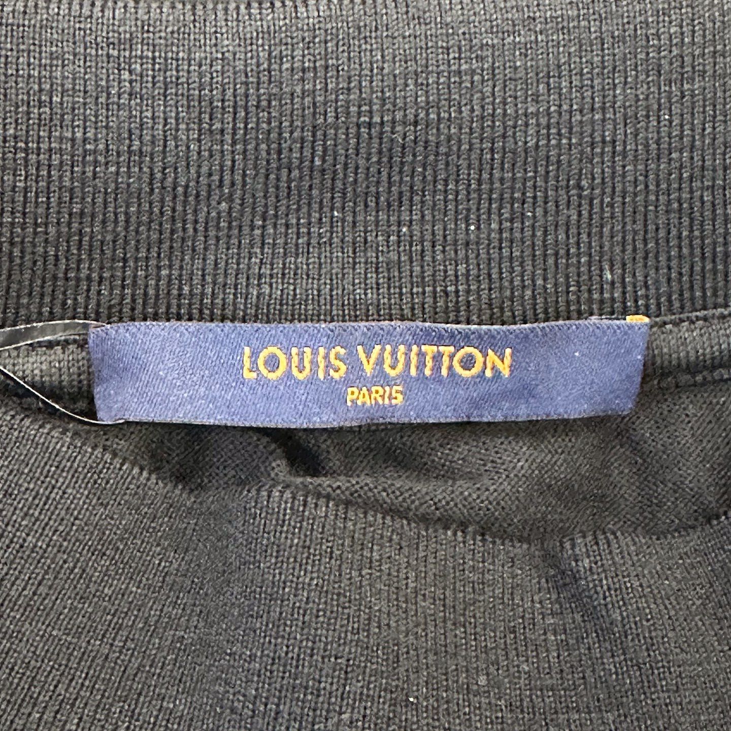 Louis Vuitton Louis Vuitton Embroidered Logo Wool Sweater Size XL Size US XL / EU 56 / 4 - 3 Thumbnail