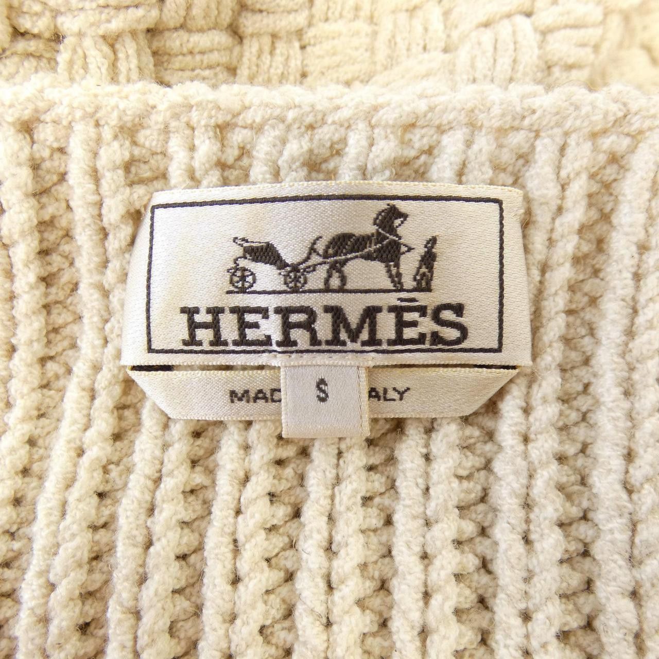 Hermes Hermes Hermes Wool Knit Textile Tops DUTY FREE for USA Size ONE SIZE - 4 Thumbnail